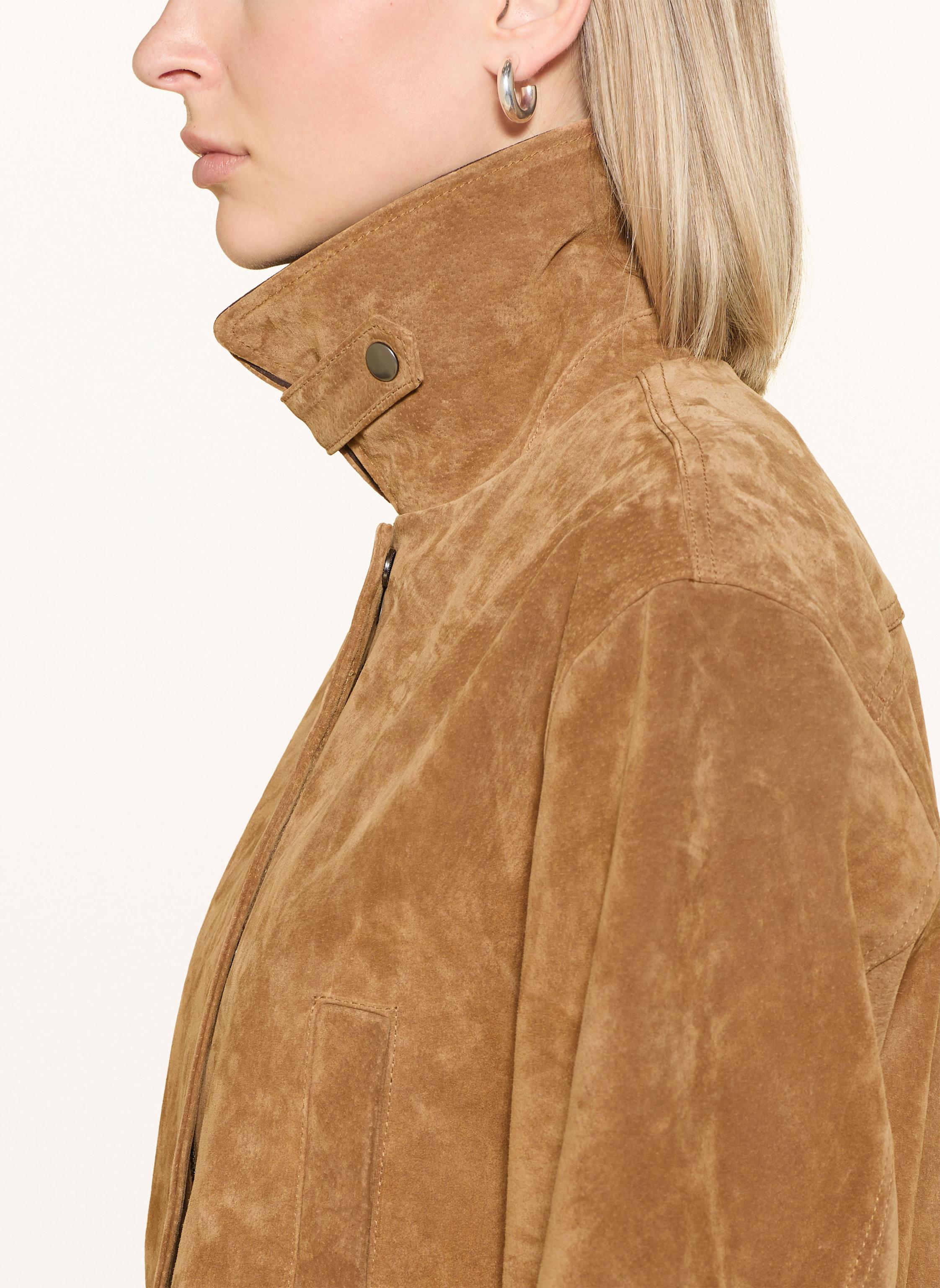 Thumbnail - Darling Harbour Lederjacke braun