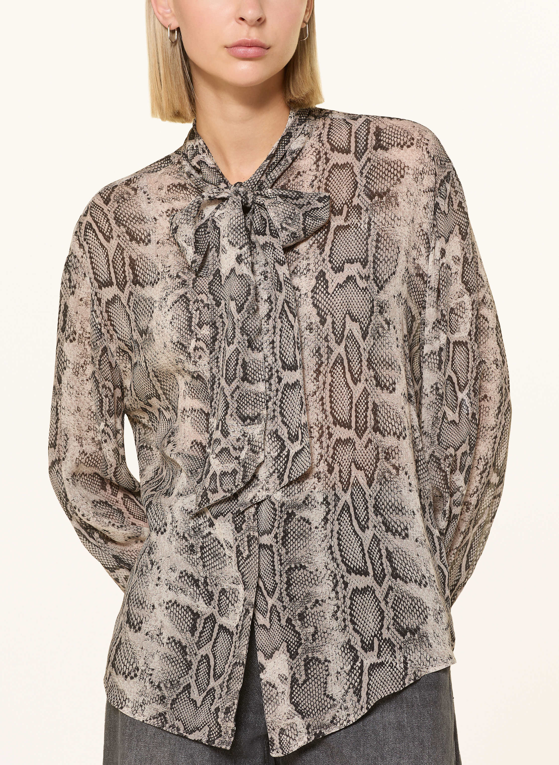 Thumbnail - 1863 By Eterna Schluppenbluse grau