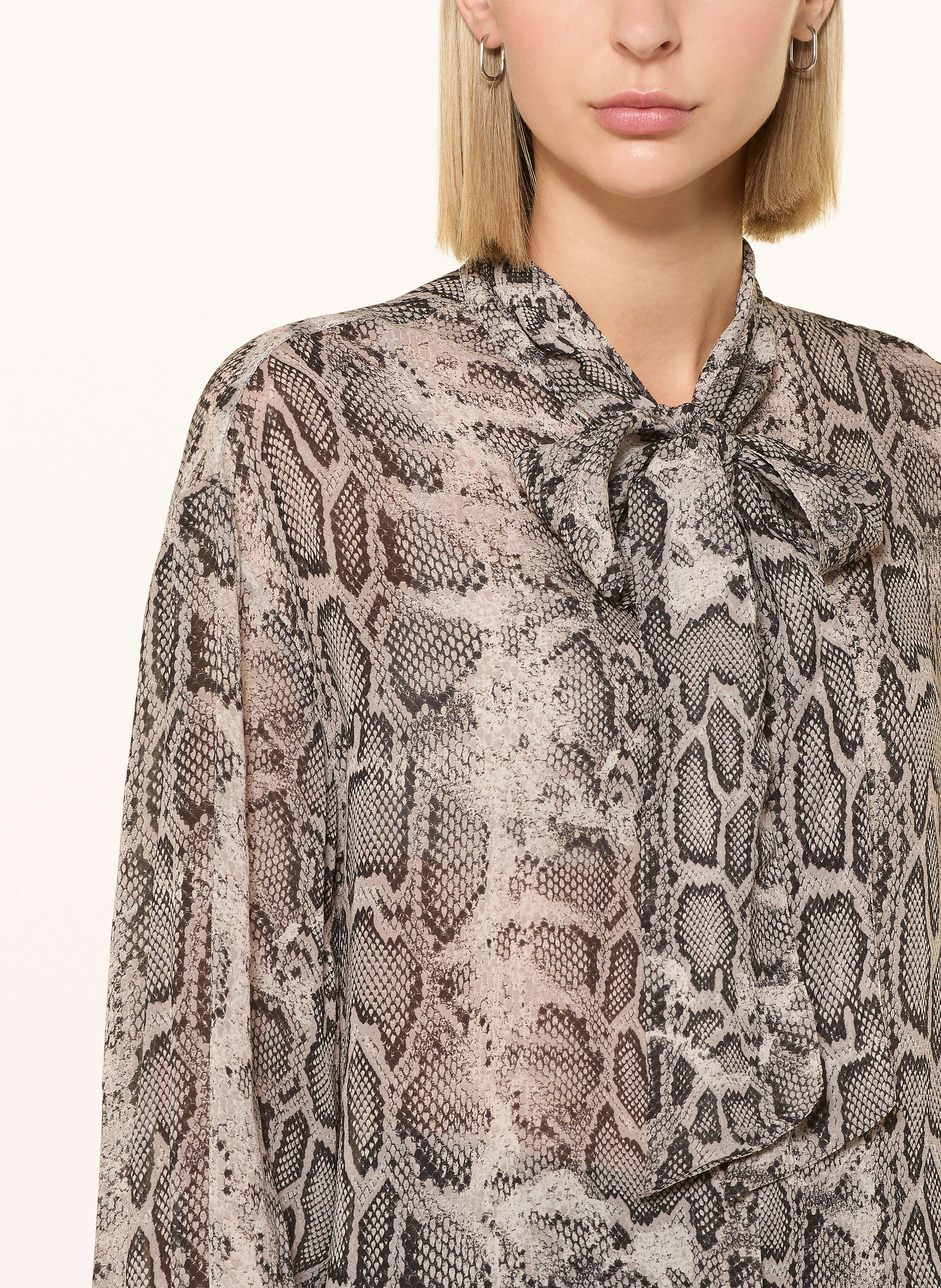 Thumbnail - 1863 By Eterna Schluppenbluse grau