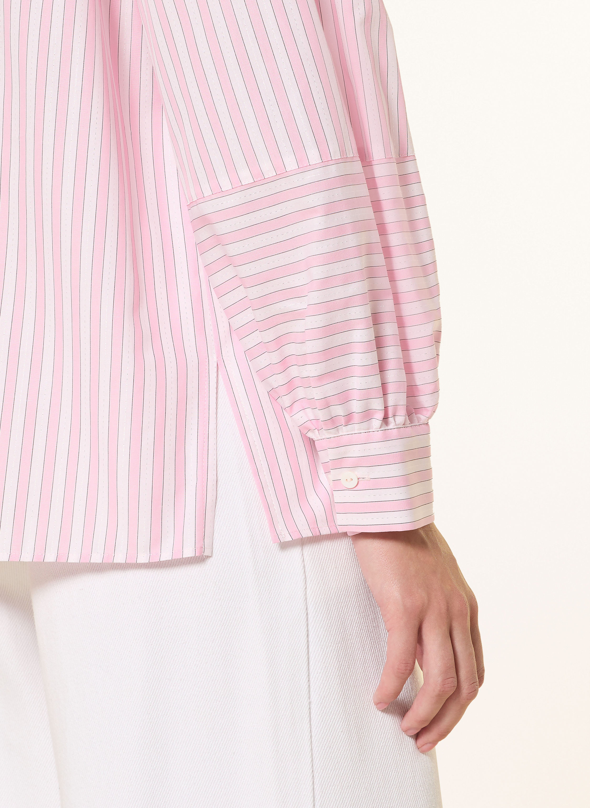 Thumbnail - 1863 By Eterna Hemdbluse Mit Glitzergarn rosa