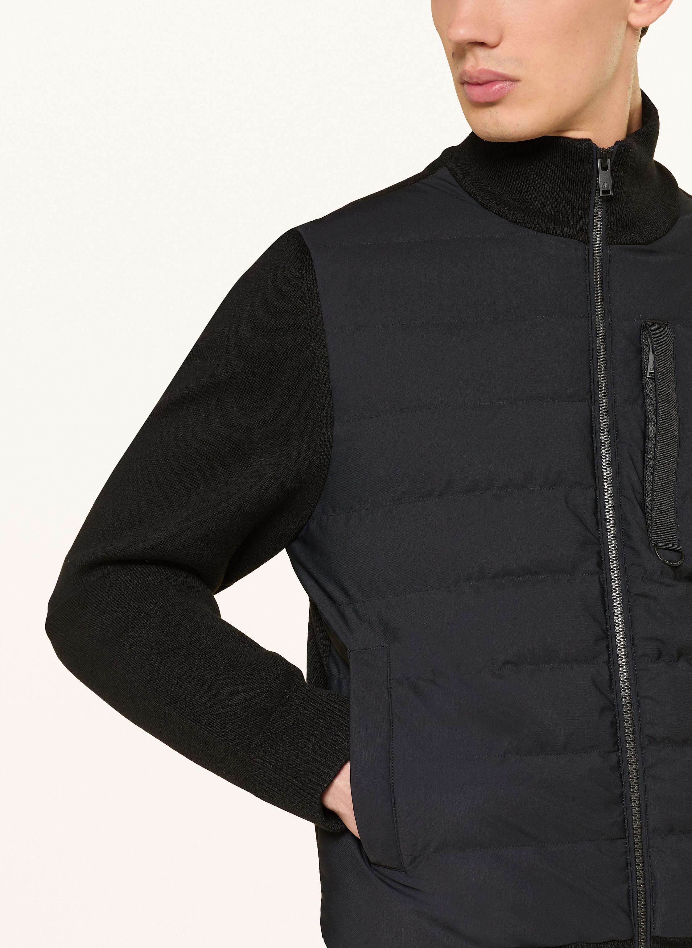 Thumbnail - Moose Knuckles Lightweight-Daunenjacke Kamet Im Materialmix schwarz