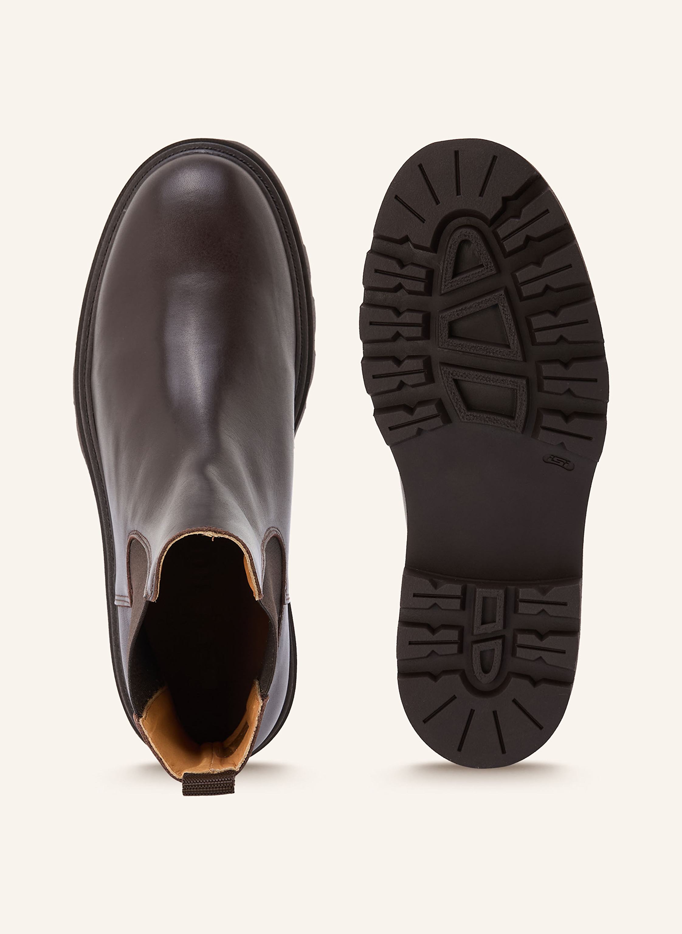 Thumbnail - Mrs & Hugs Chelsea-Boots braun