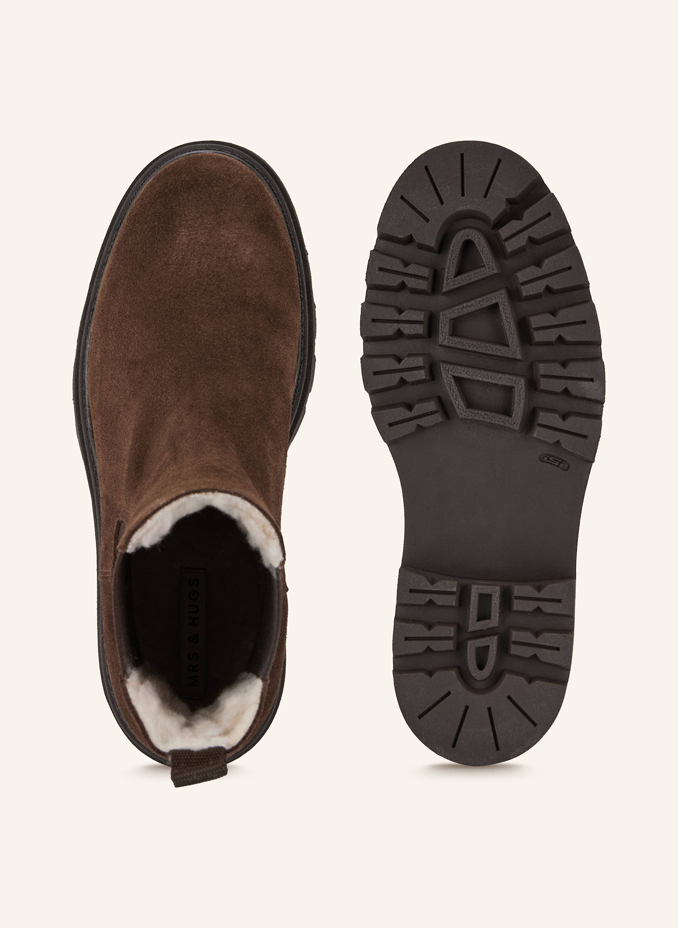 Thumbnail - Mrs & Hugs Chelsea-Boots braun