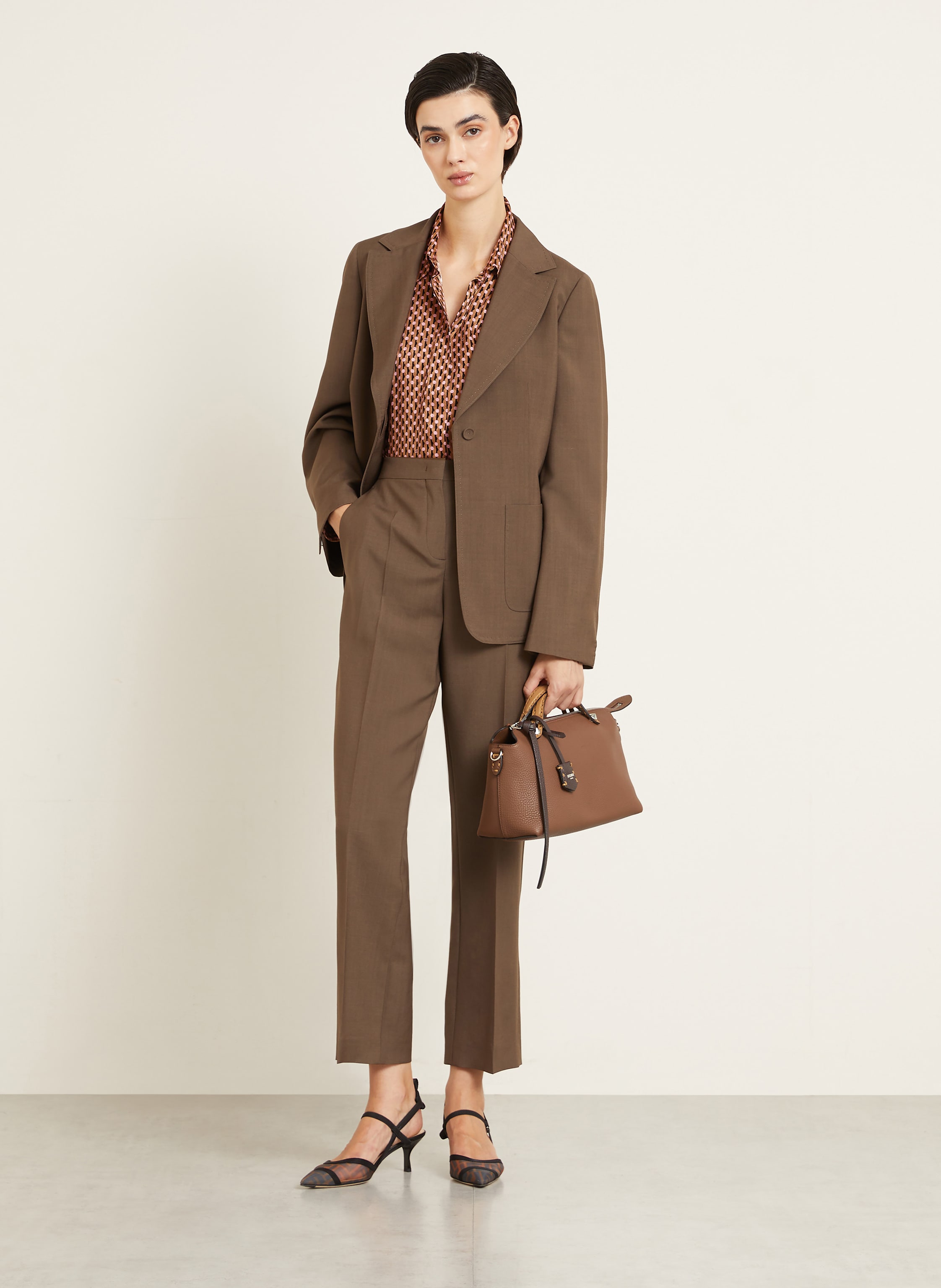 Thumbnail - Fendi Handtasche By The Way Selleria Medium braun