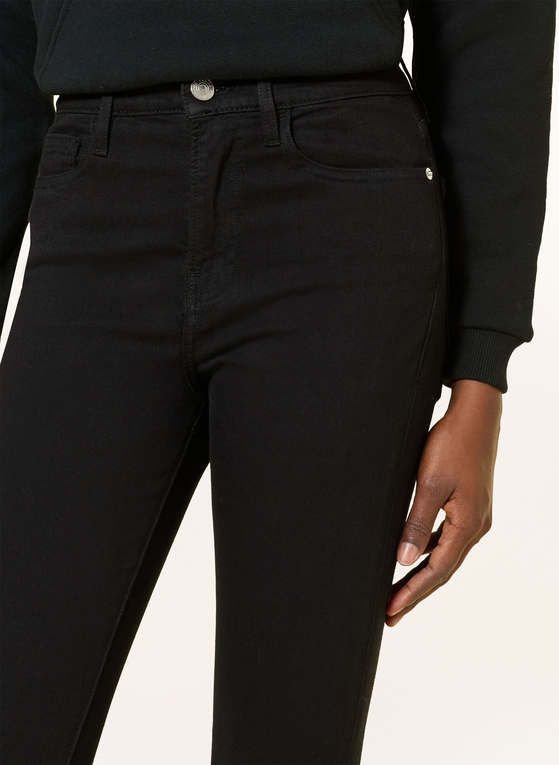 Thumbnail - Frame Skinny Jeans schwarz