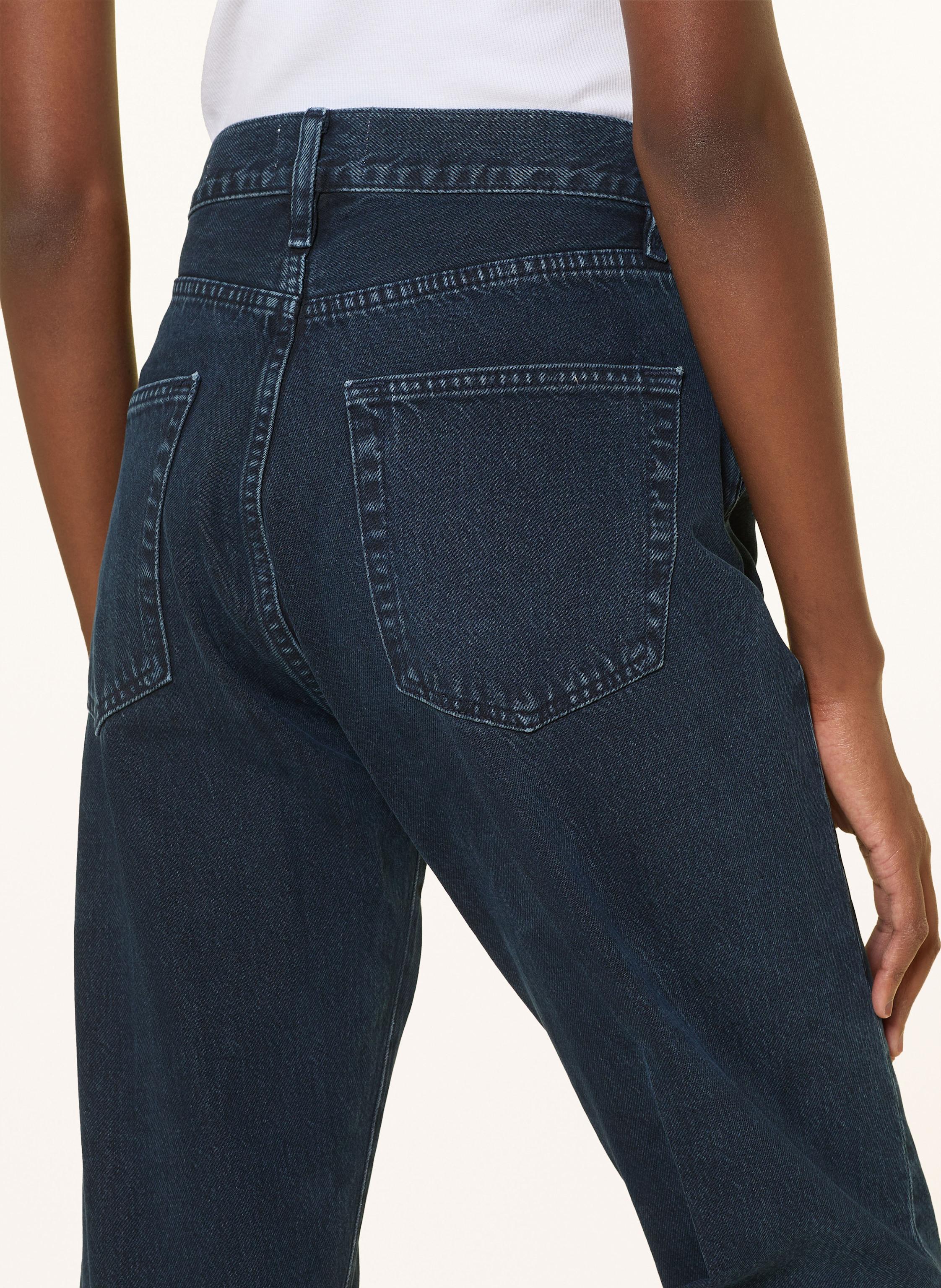 Thumbnail - Frame Straight Jeans The Vertical blau