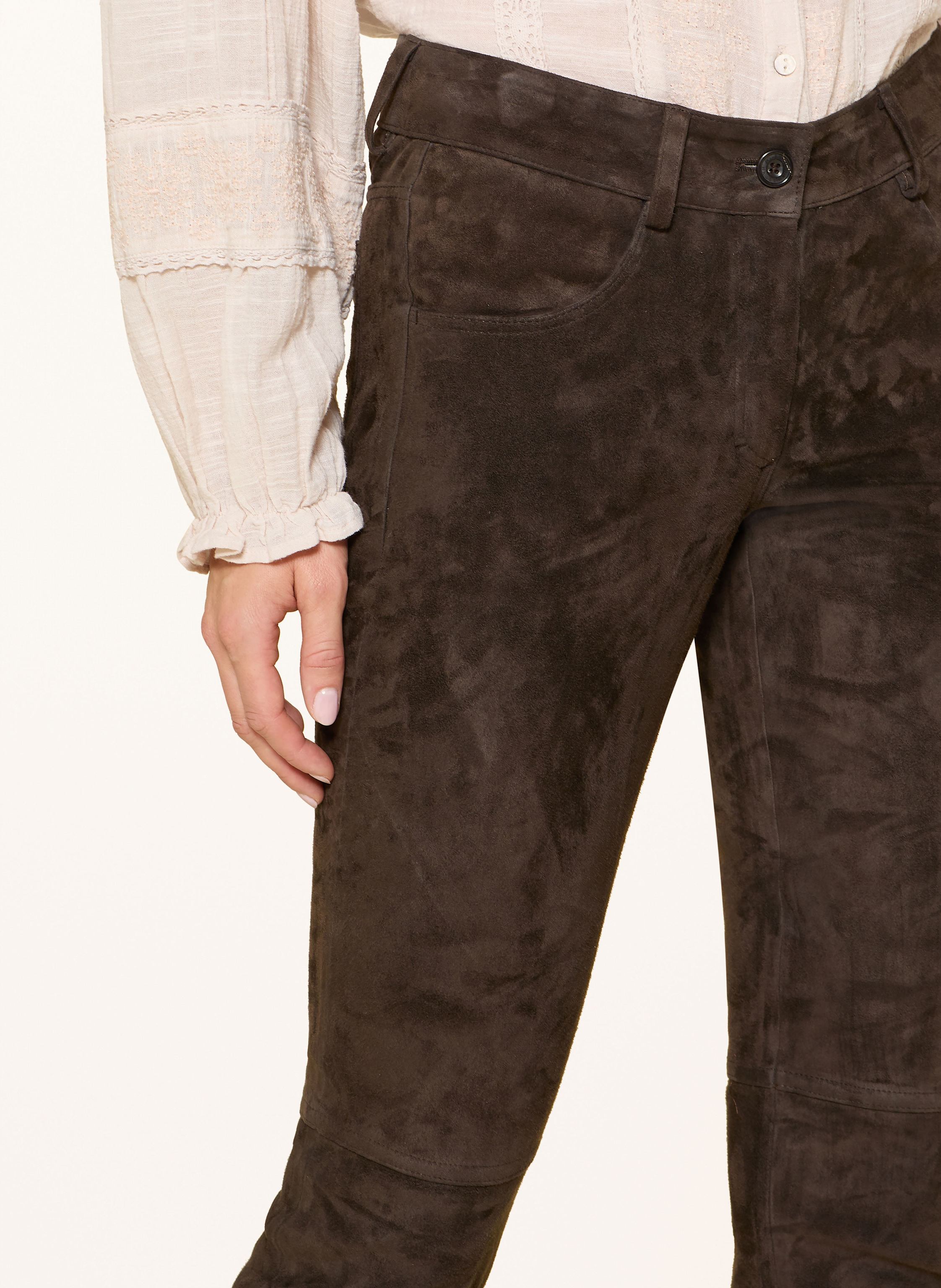 Thumbnail - Habsburg Lederhose Antau grau