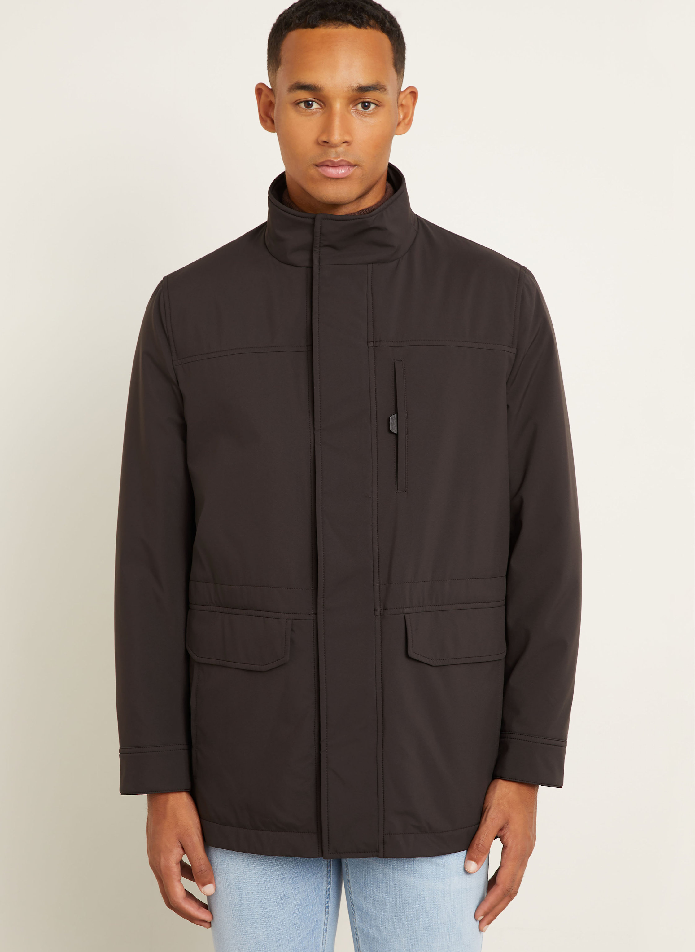 Thumbnail - Brioni Fieldjacket Mit Cashmere braun
