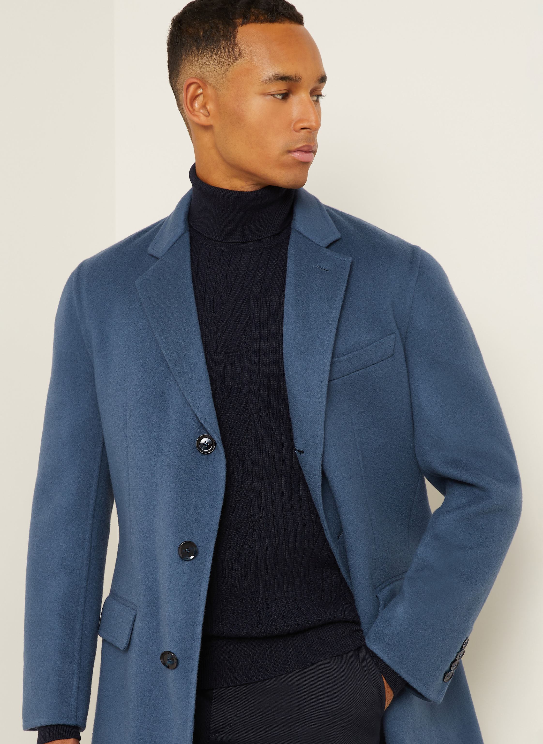 Thumbnail - Brioni Wollmantel Mit Cashmere blau