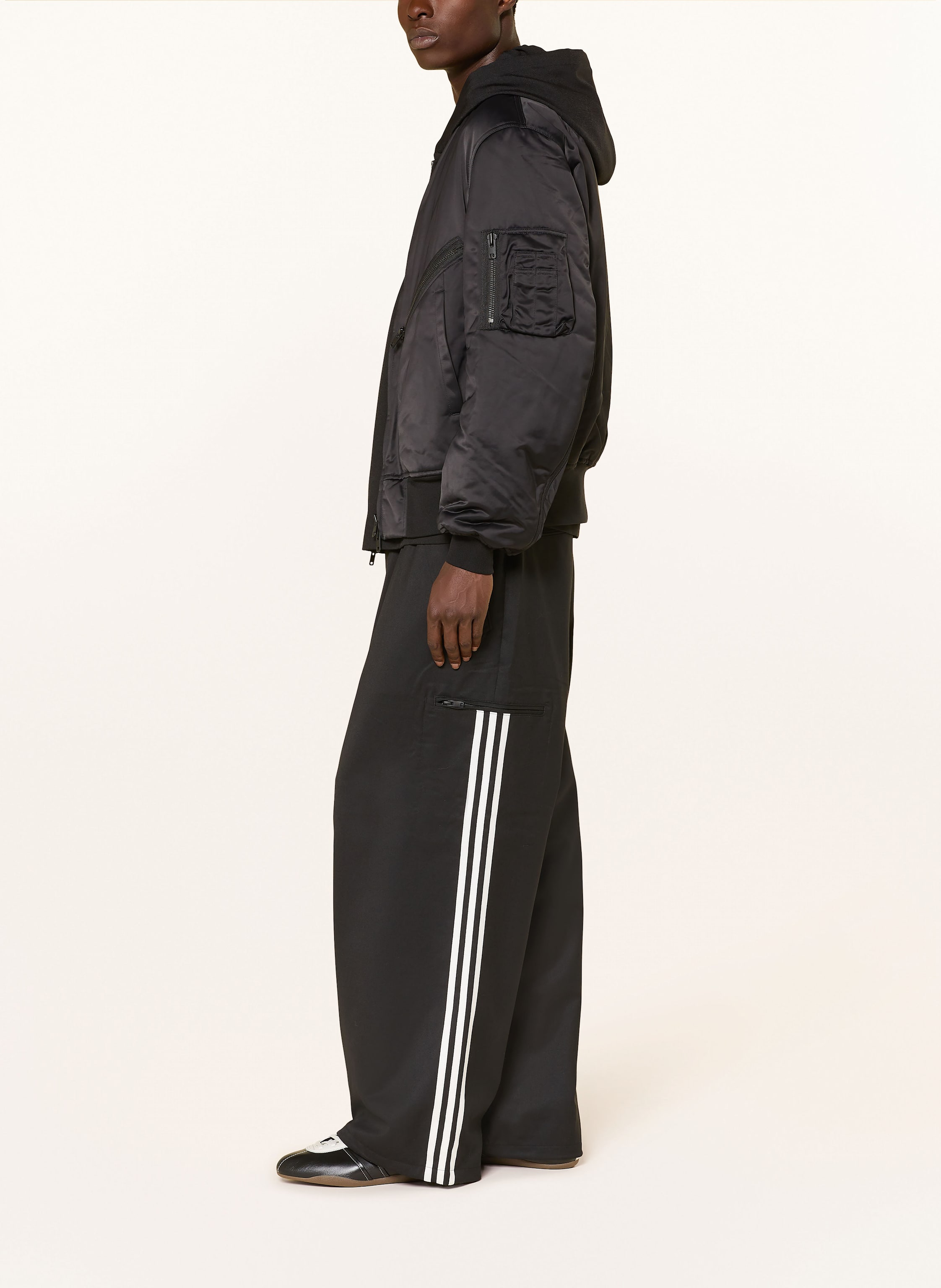Thumbnail - Y-3 Hose Im Jogging-Stil Oversized Fit schwarz