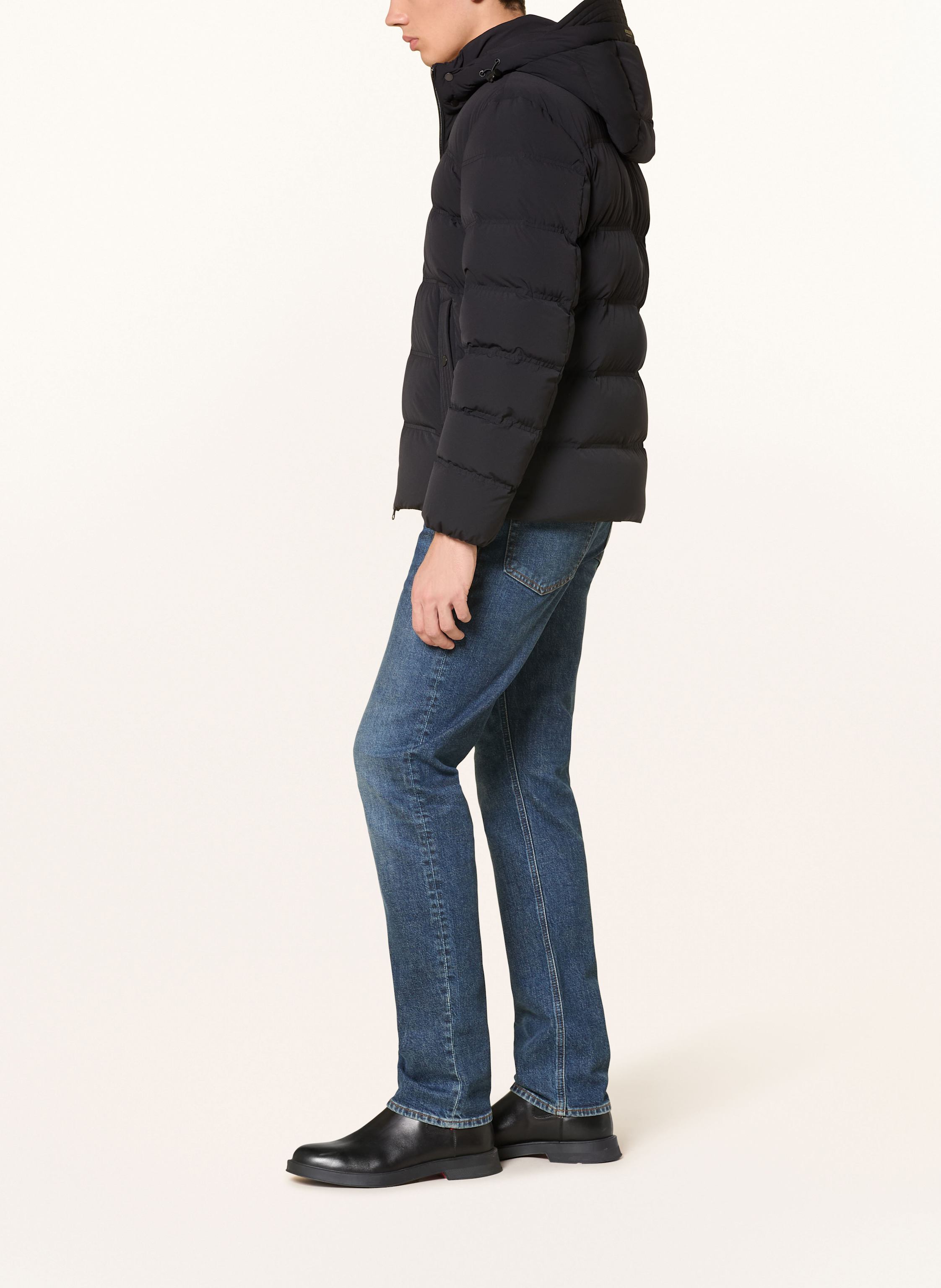 Thumbnail - Woolrich Daunenjacke Mit Abnehmbarer Kapuze schwarz