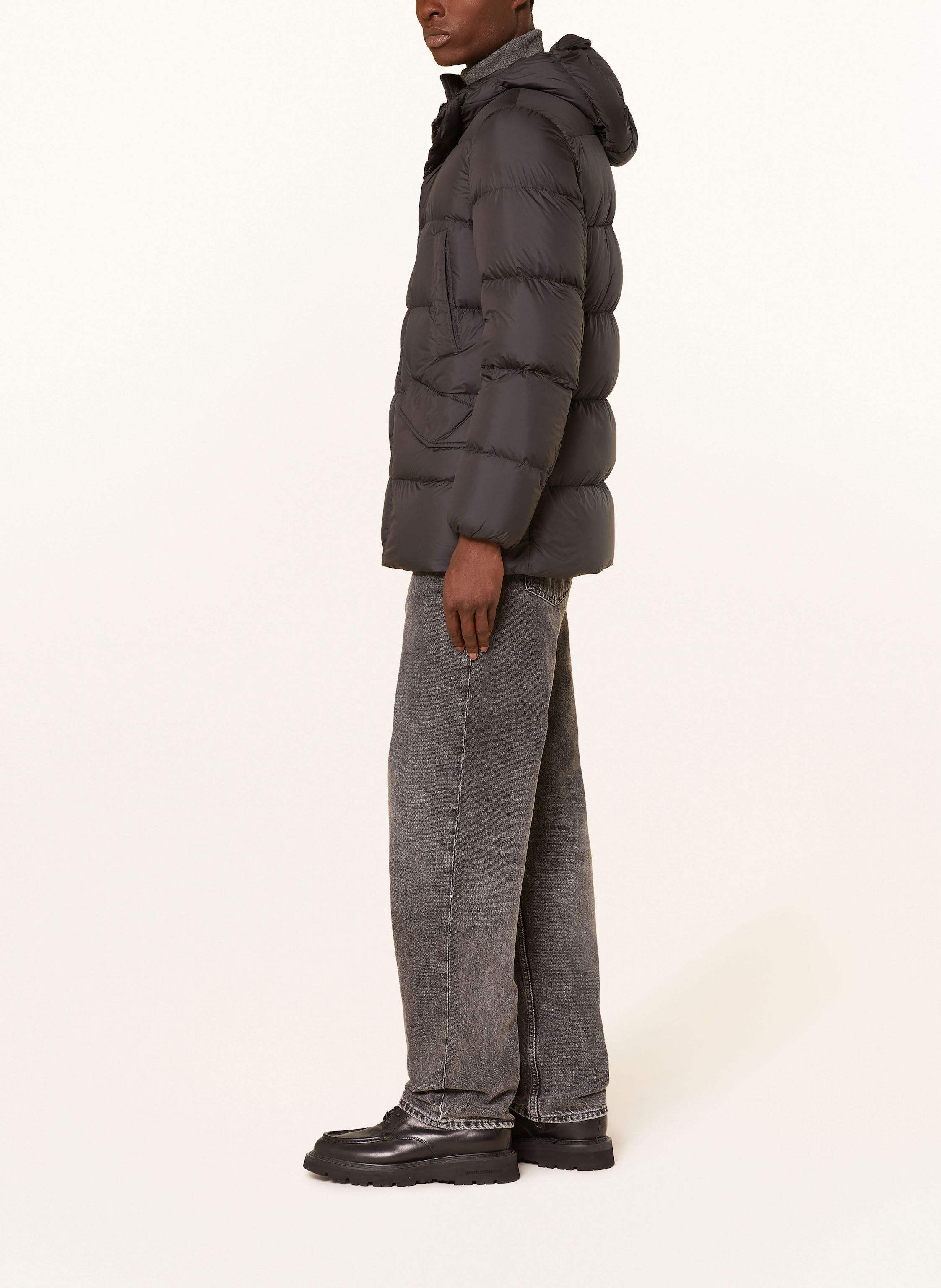 Thumbnail - Woolrich Daunenmantel Cloud Davis schwarz