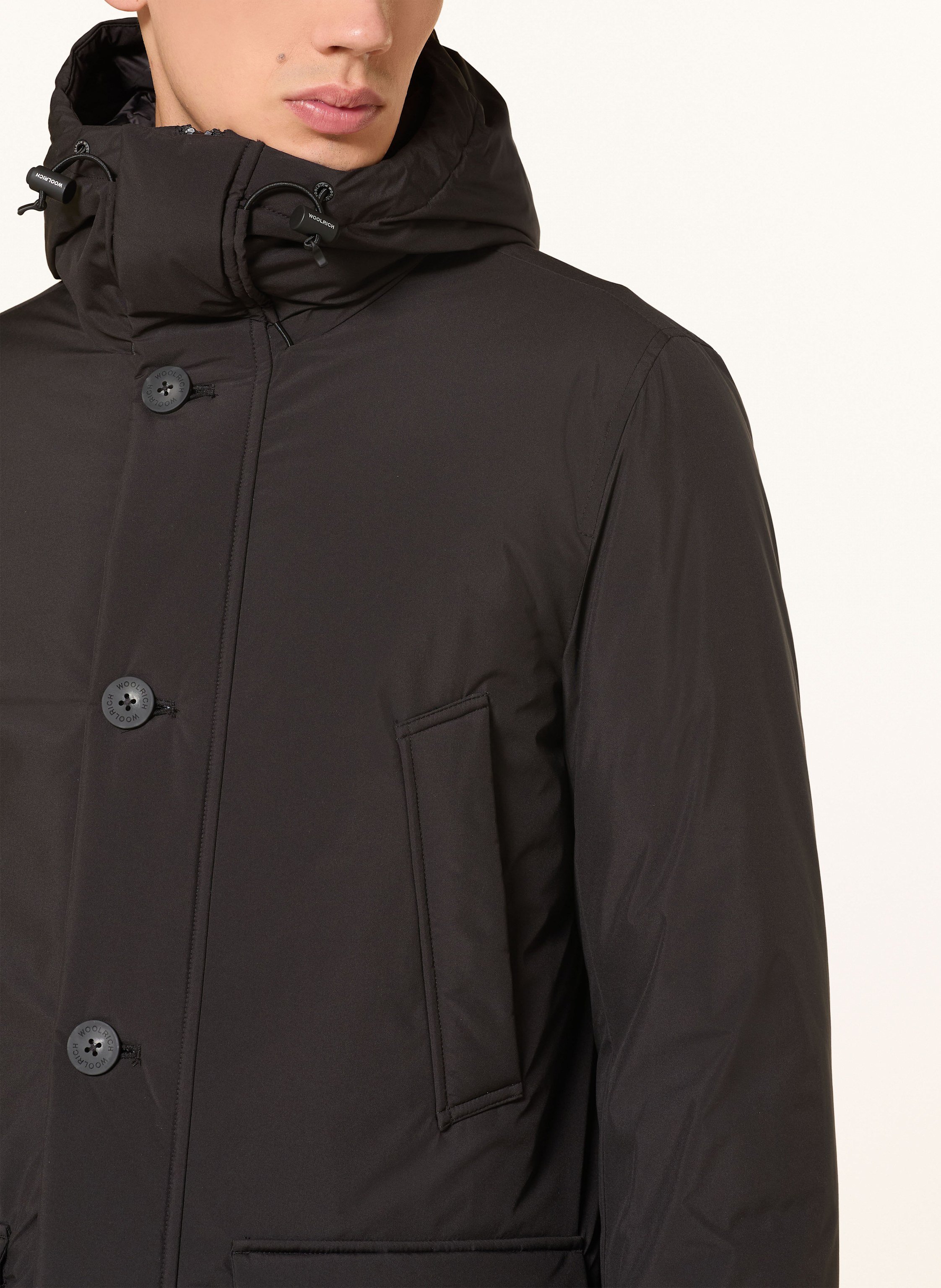 Thumbnail - Woolrich Daunenparka Cloud Arctic schwarz