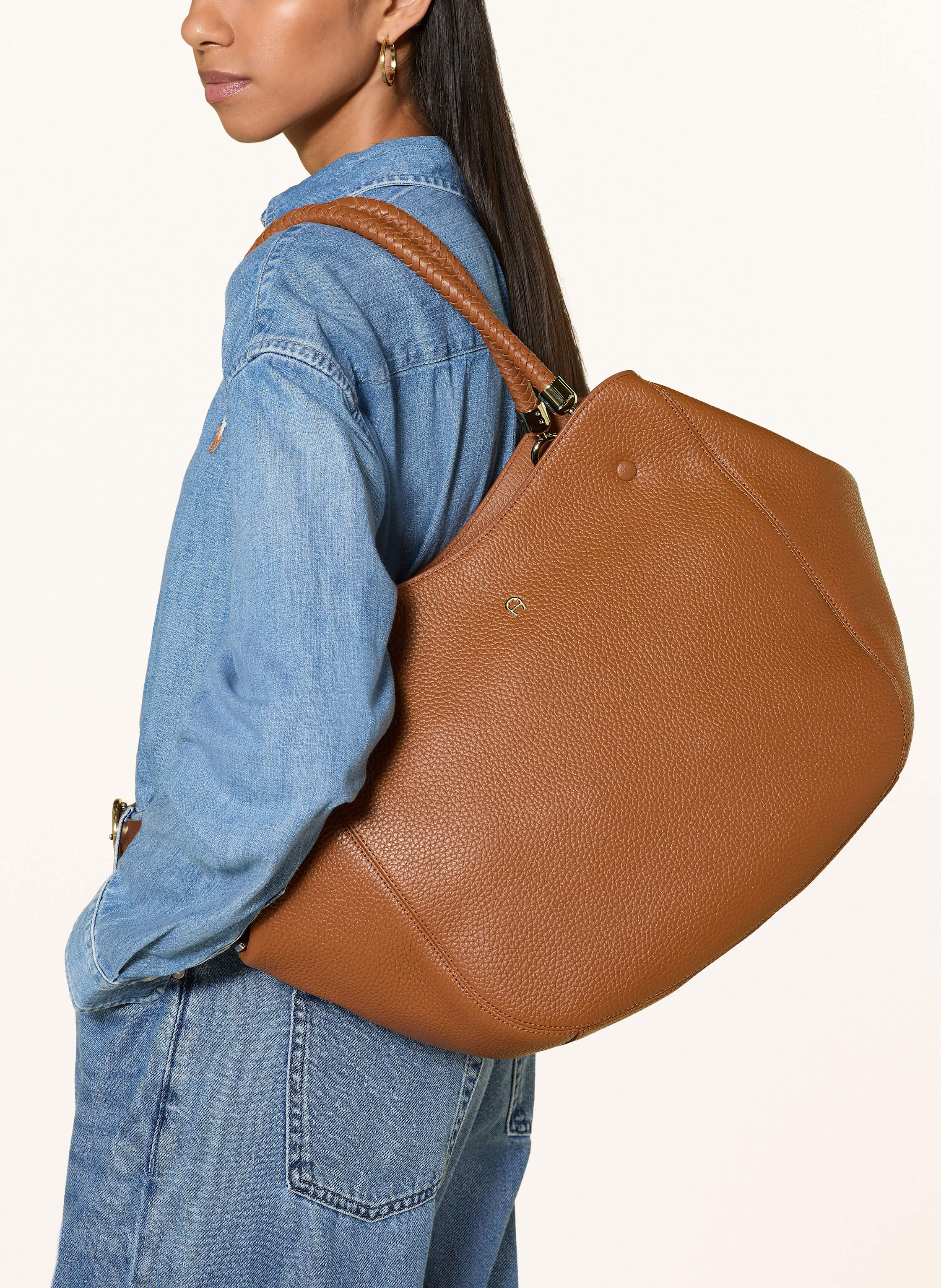 Thumbnail - Aigner Shopper Carré Large braun