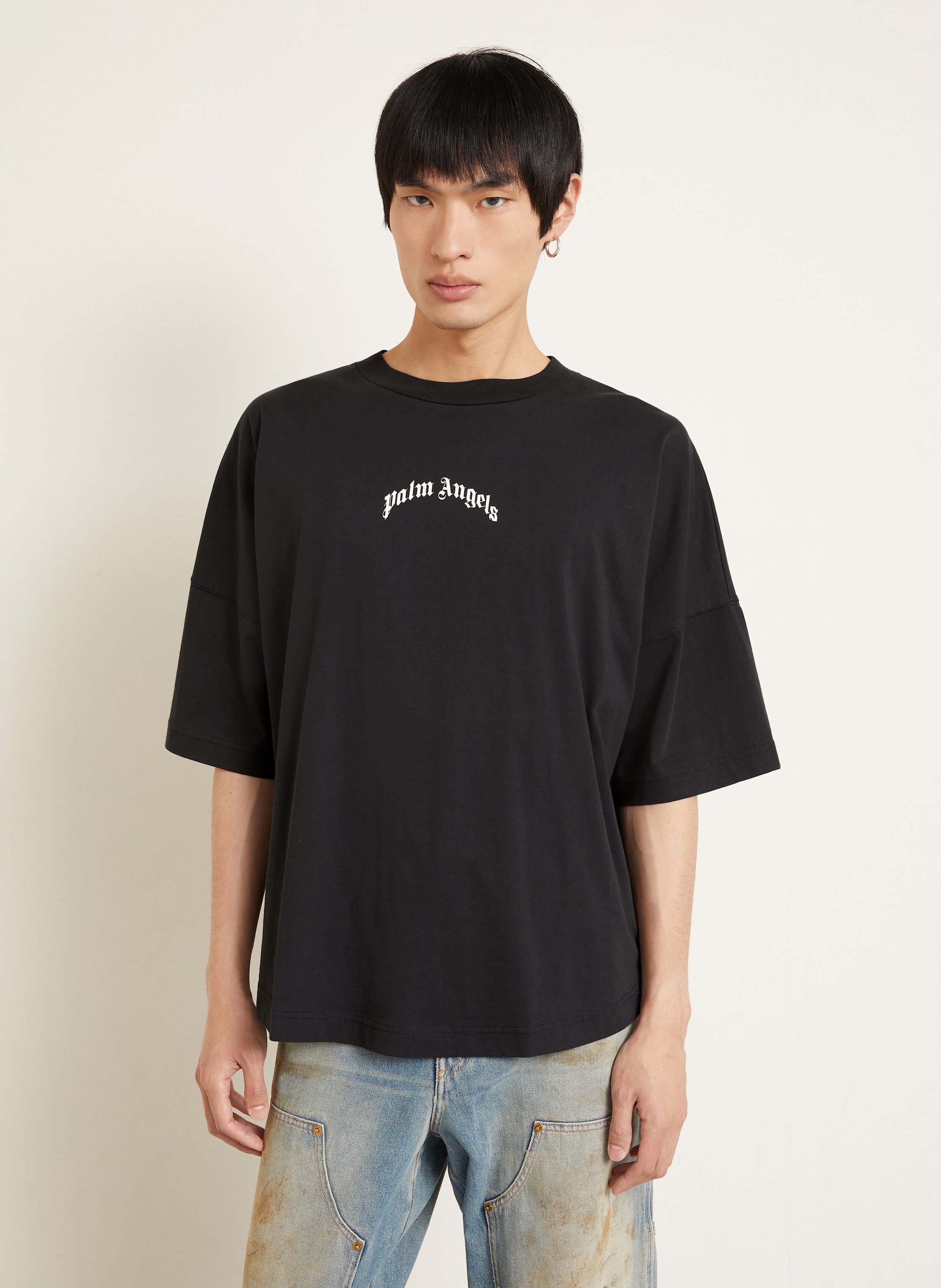 Thumbnail - Palm Angels Oversized-Shirt schwarz