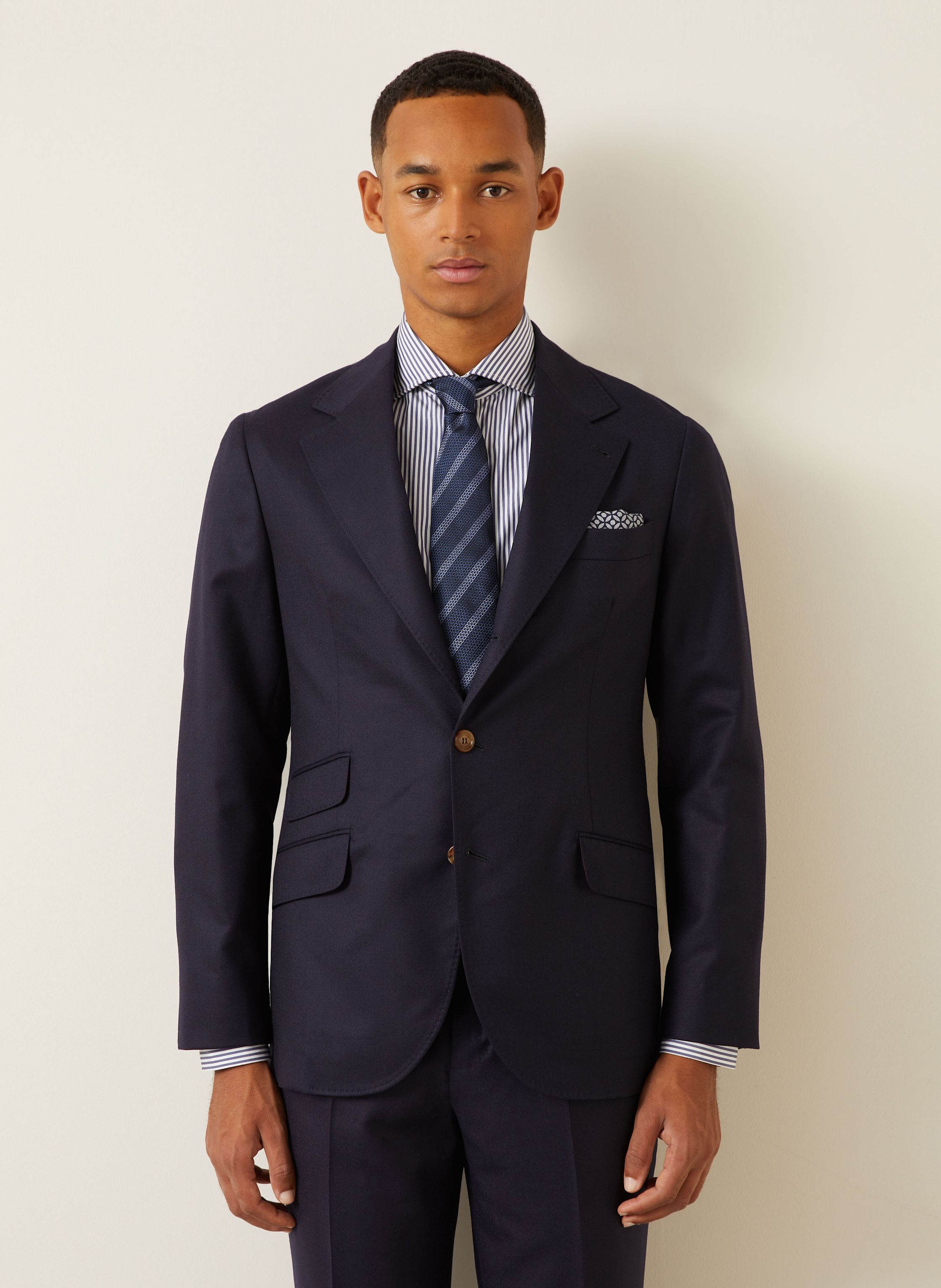 Thumbnail - Brunello Cucinelli Anzug Slim Fit blau