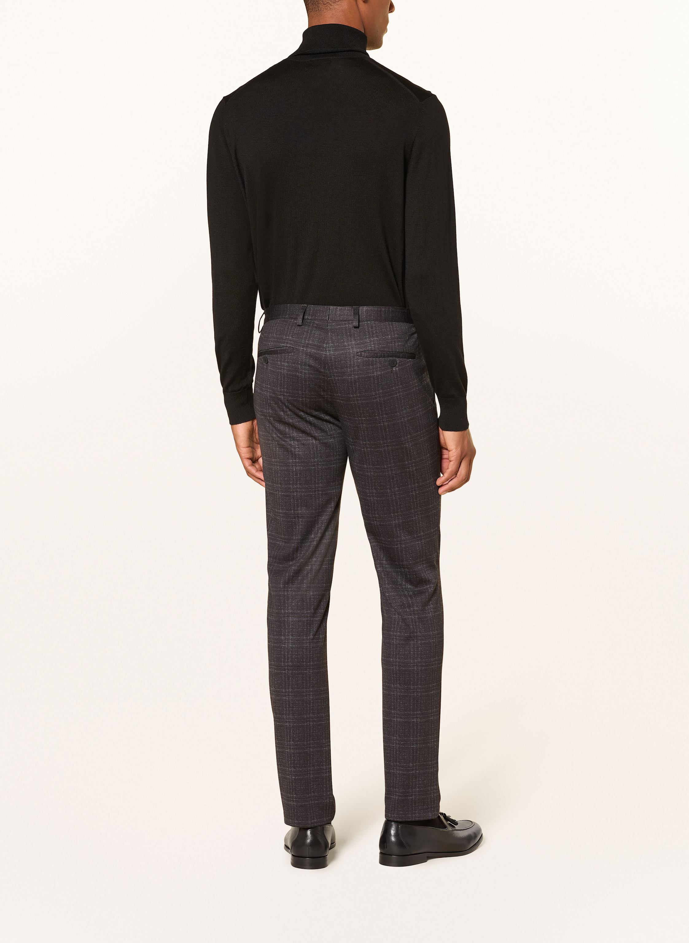 Thumbnail - Digel Move Anzughose Anno St Slim Fit Aus Jersey schwarz