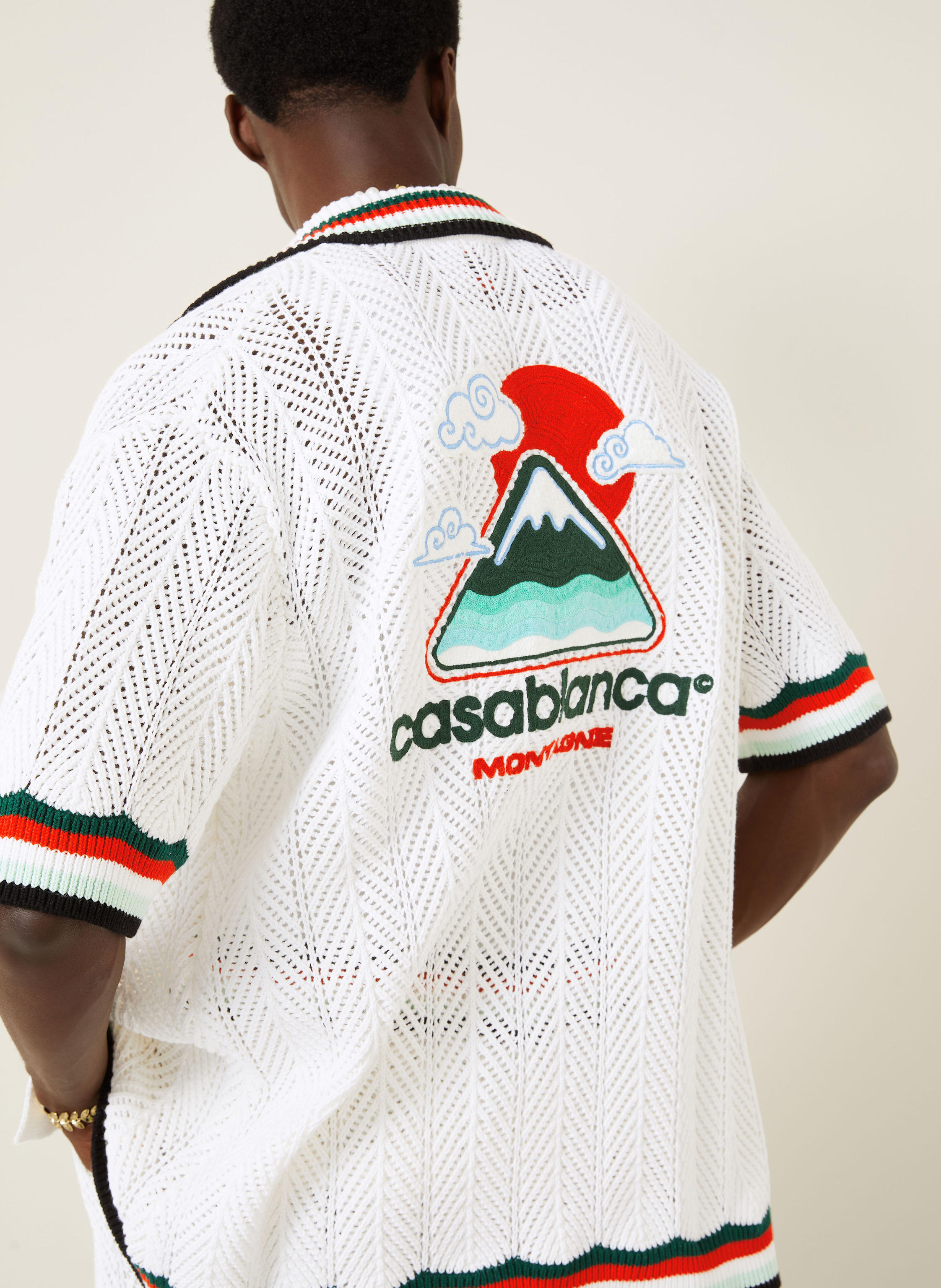 Thumbnail - Casablanca Strickhemd weiss