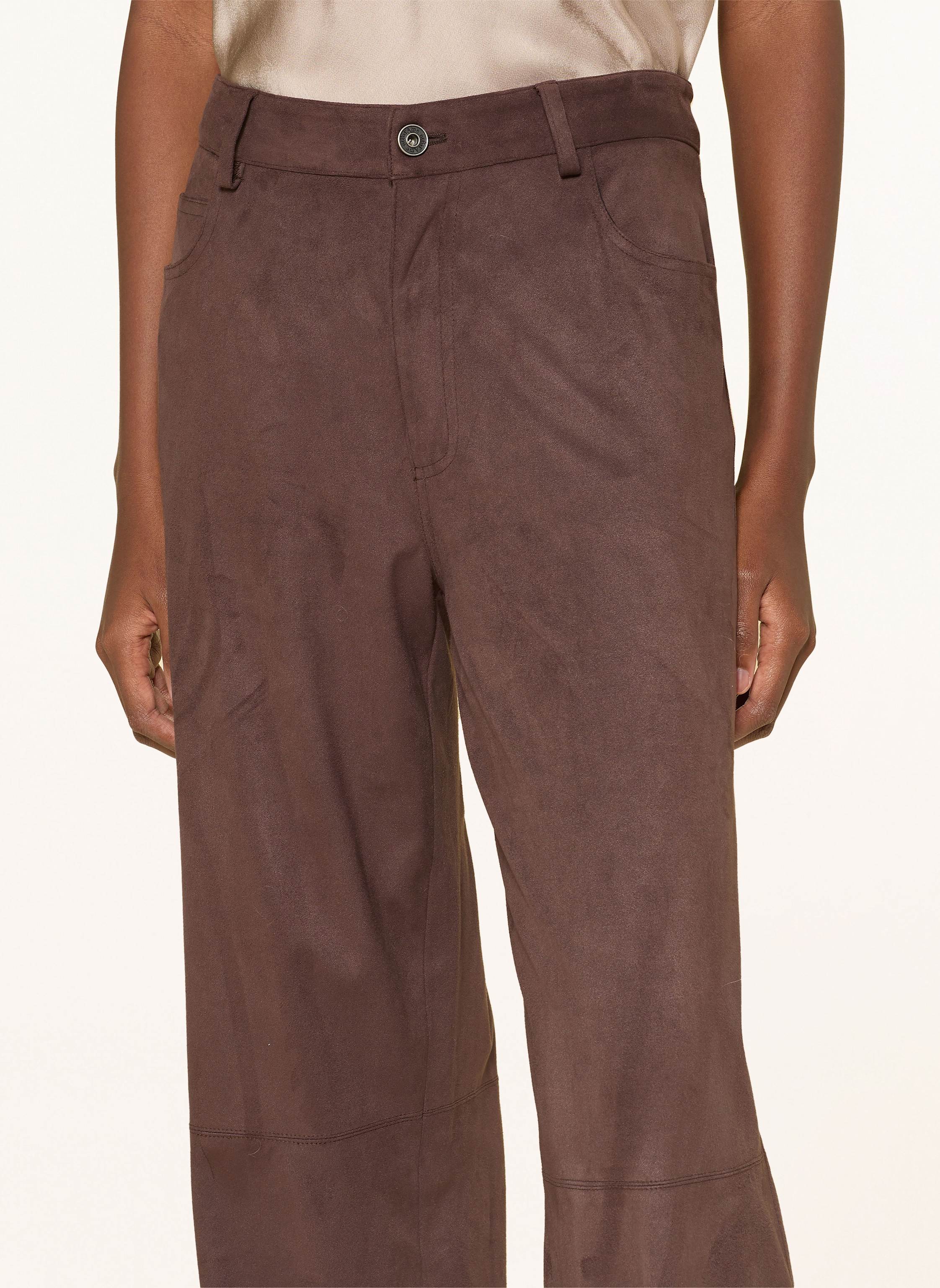 Thumbnail - Ottod'ame Hose In Lederoptik braun