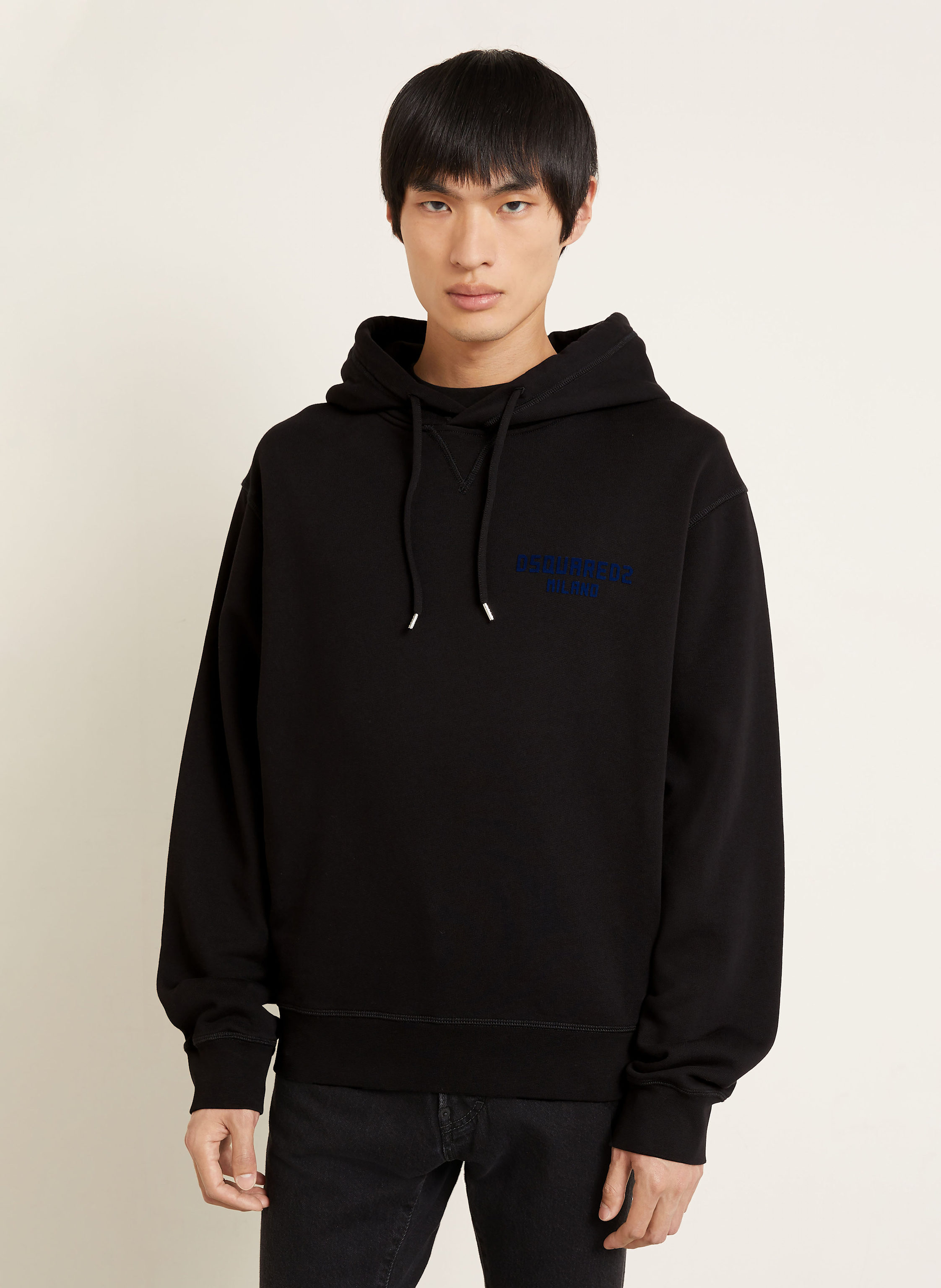 Thumbnail - dsquared2 Hoodie Just Right Fit schwarz