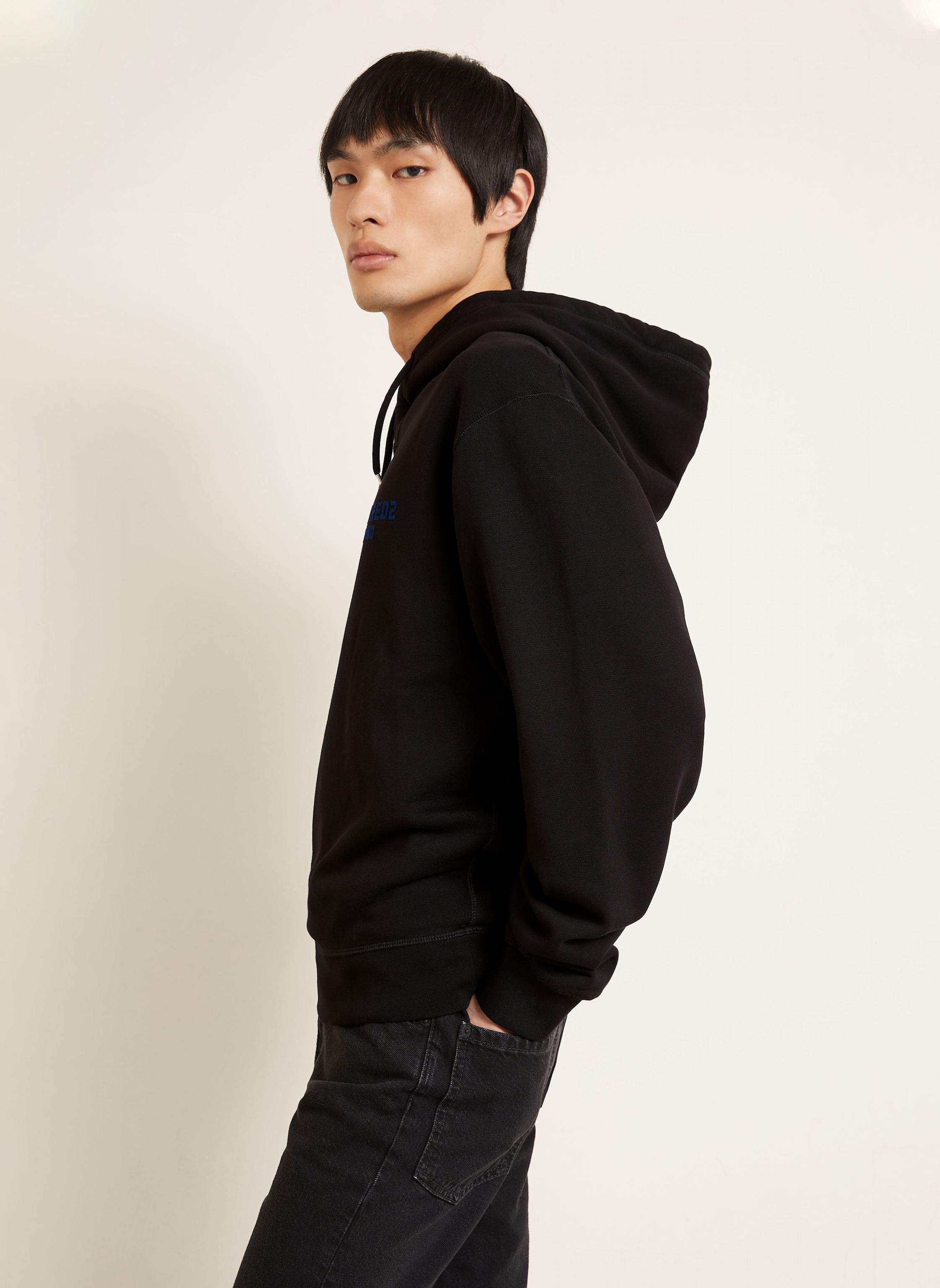 Thumbnail - dsquared2 Hoodie Just Right Fit schwarz