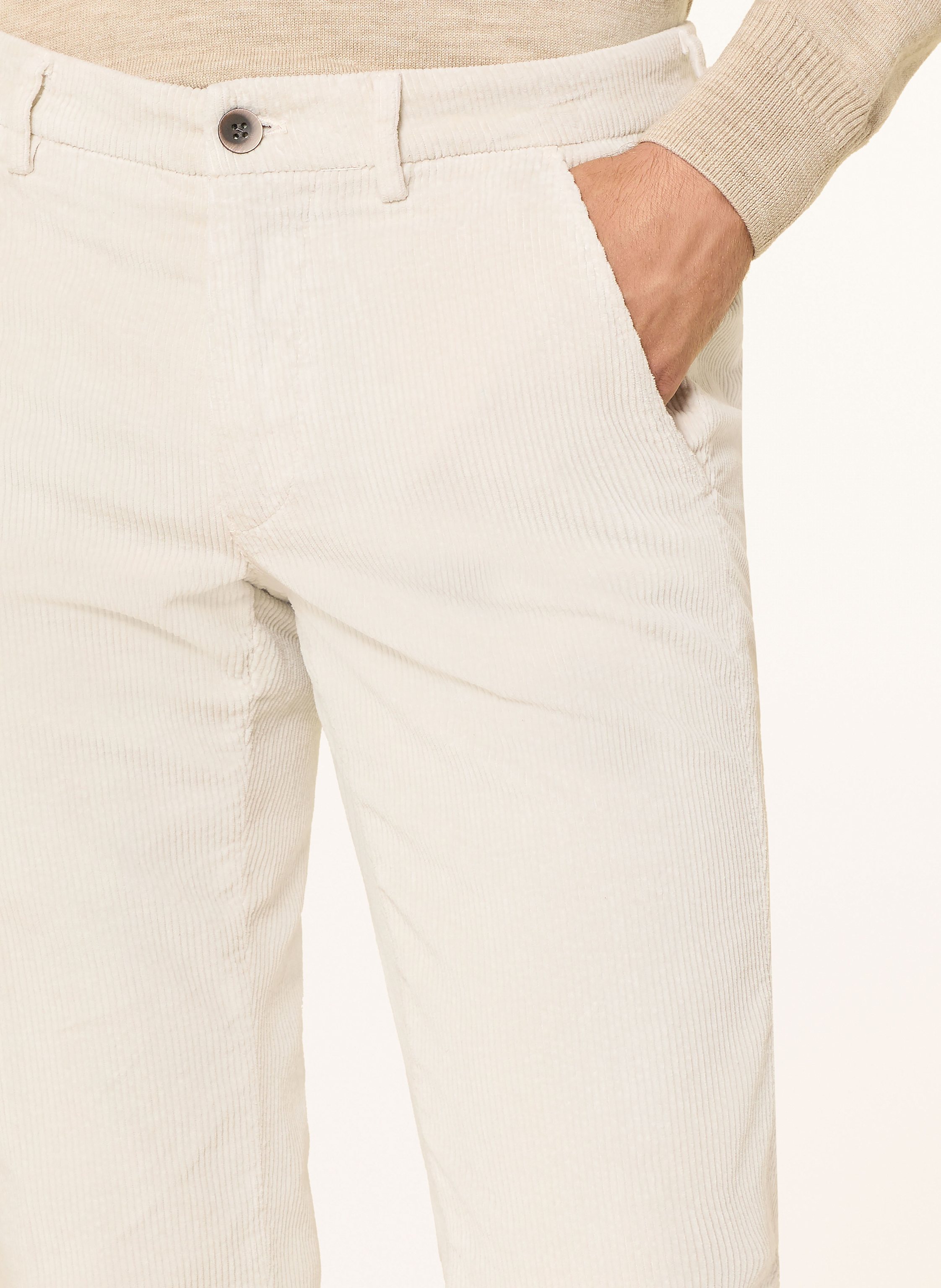 Thumbnail - Mason's Cordchino Extra Slim Fit weiss