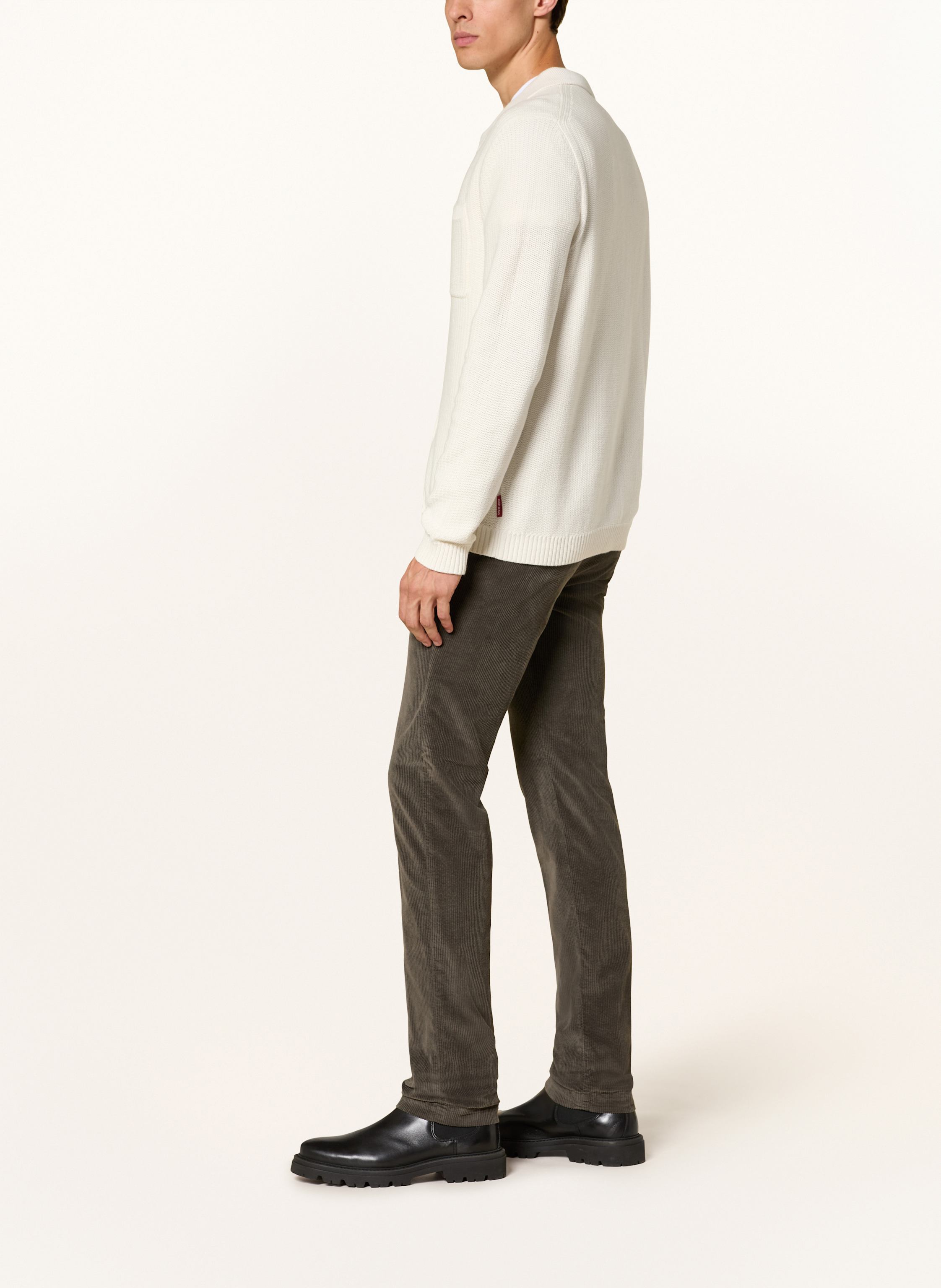 Thumbnail - Mason's Cordchino Extra Slim Fit gruen