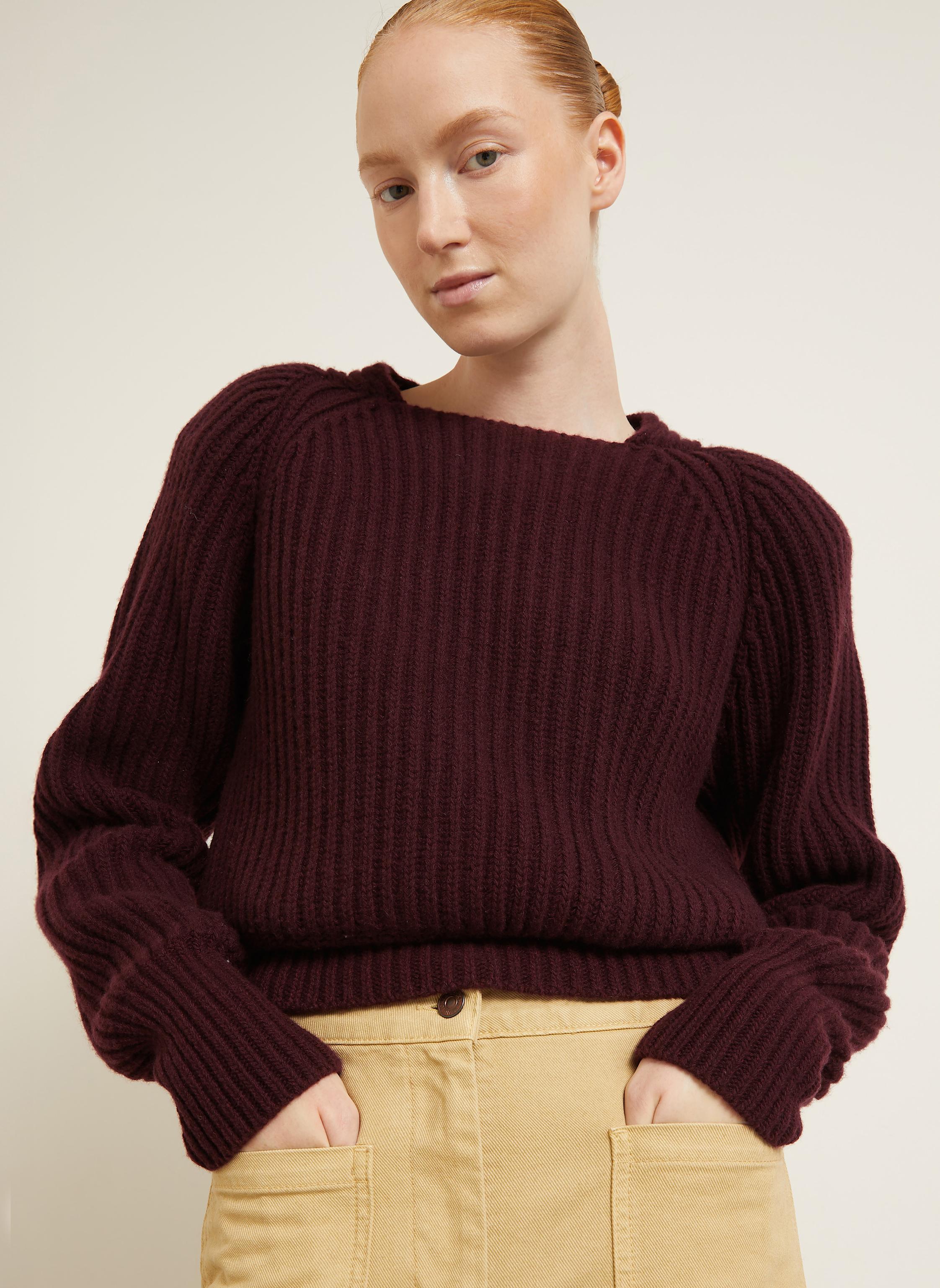 Thumbnail - Victoria Beckham Pullover Mit Cashmere rot