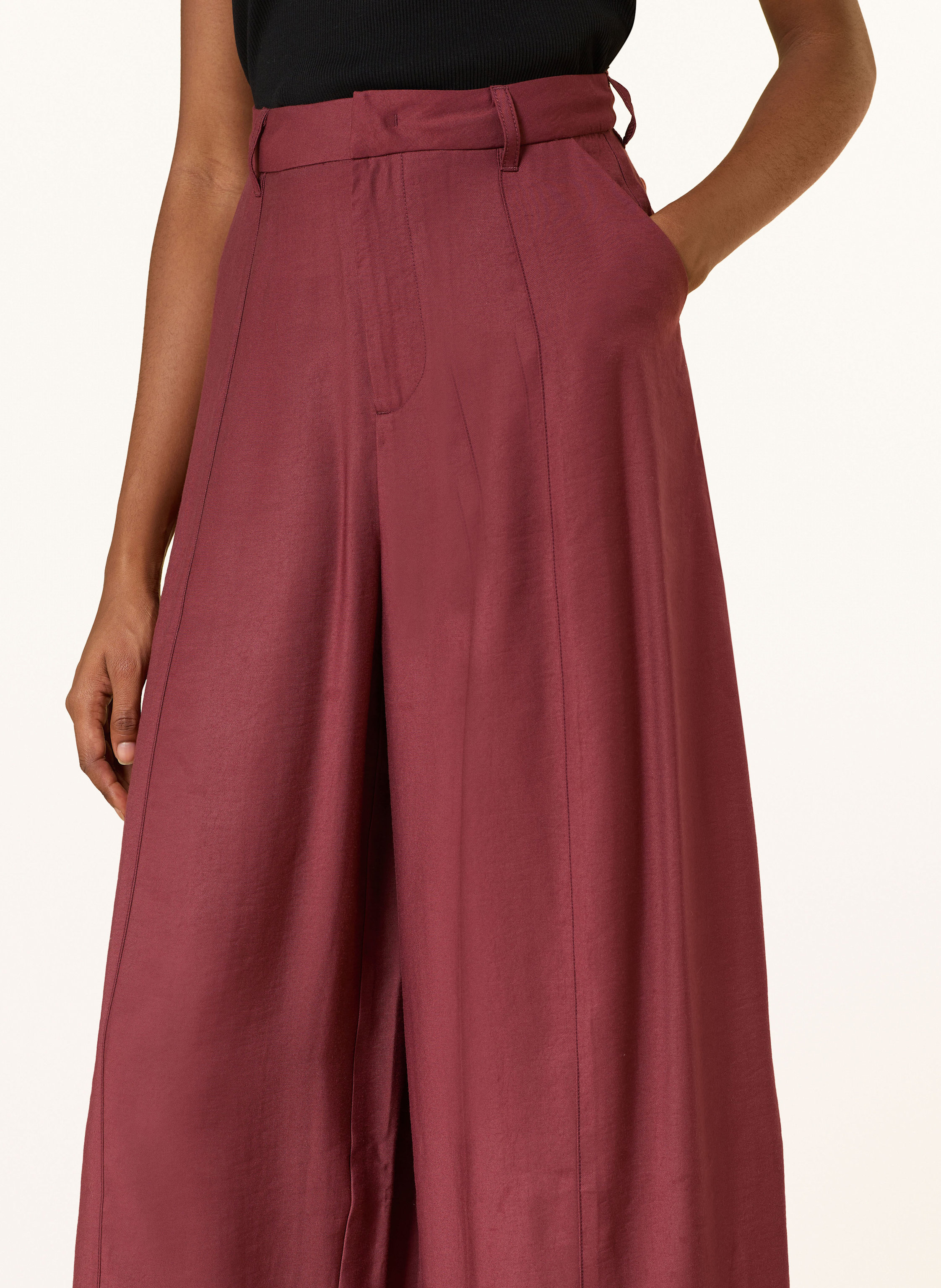 Thumbnail - American Vintage Marlenehose rot