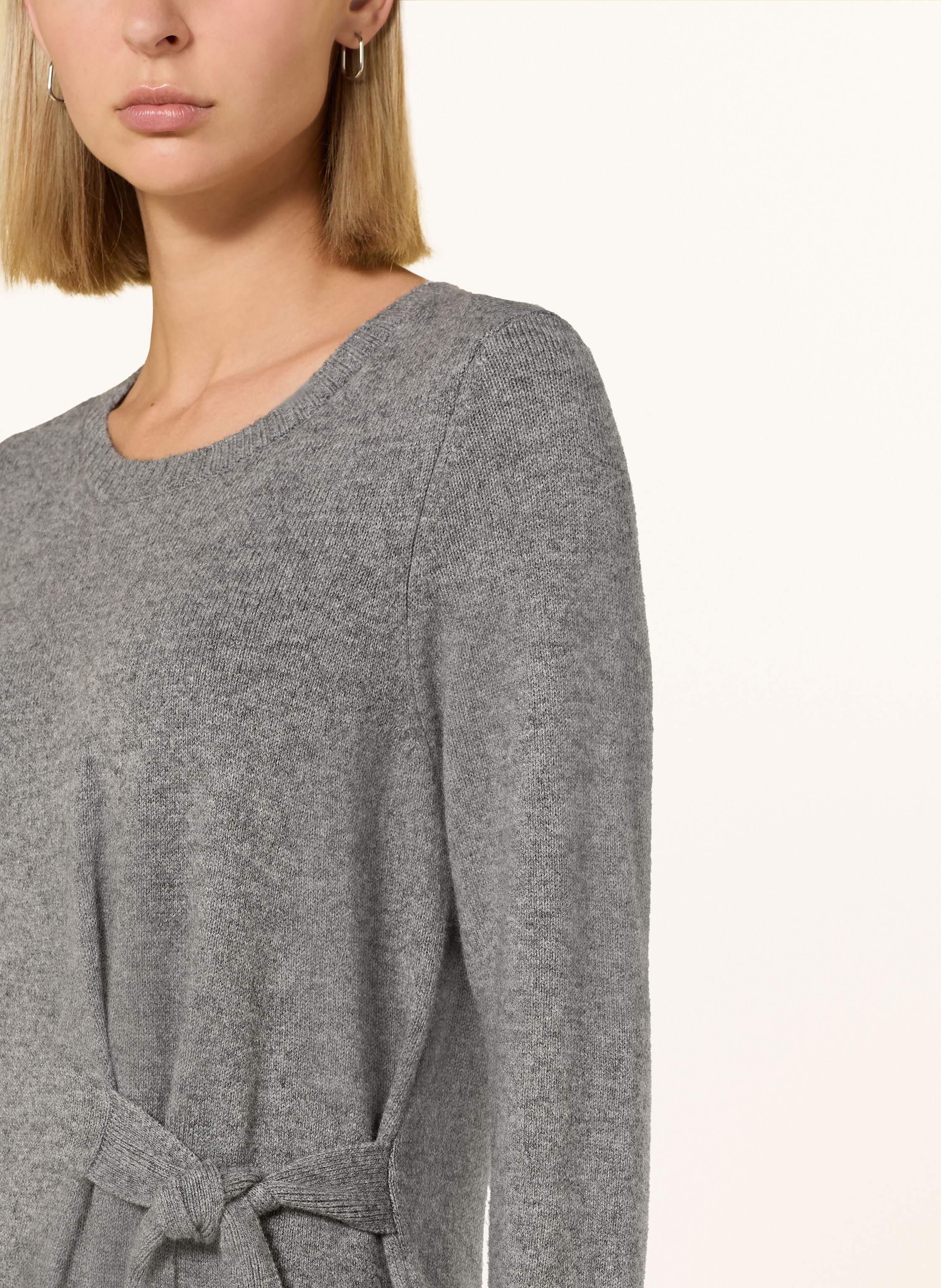 Thumbnail - Comma Strickkleid grau