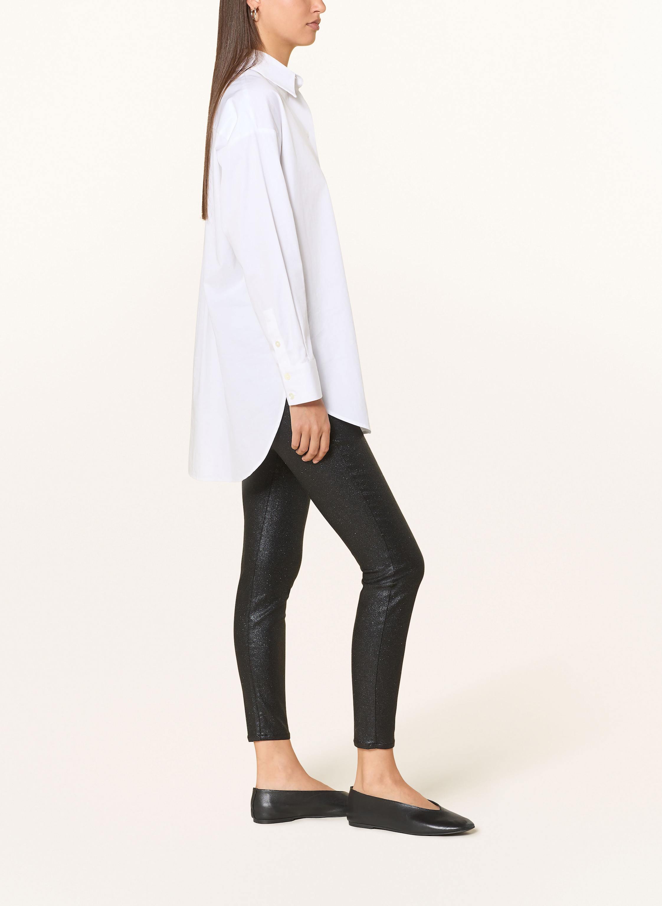 Thumbnail - S.Oliver Black Label Leggings Mit Glitzergarn schwarz