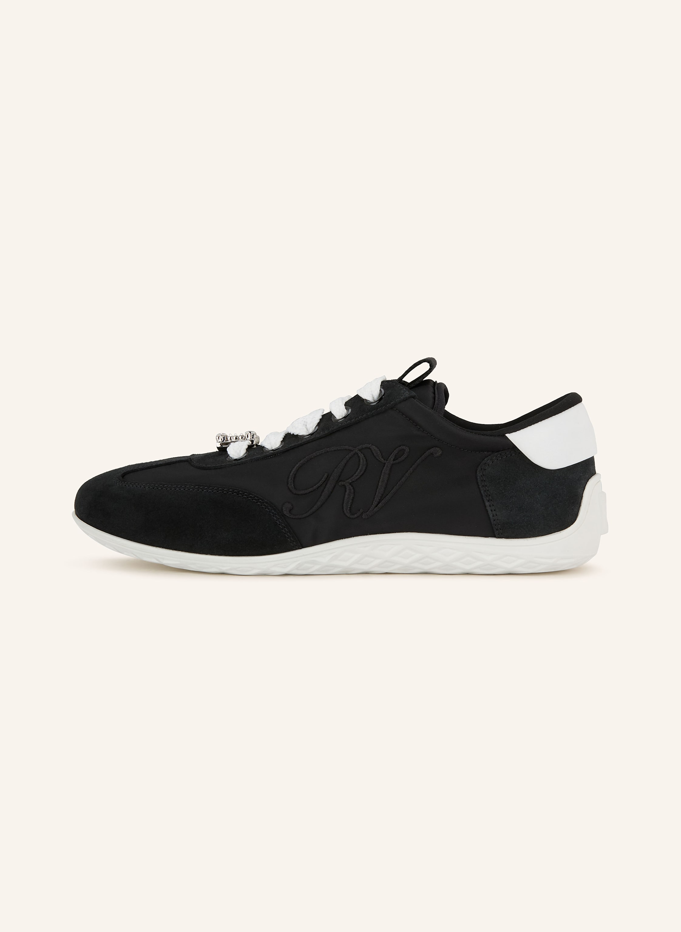 Thumbnail - Roger Vivier Sneaker Viv Mit Schmucksteinen schwarz