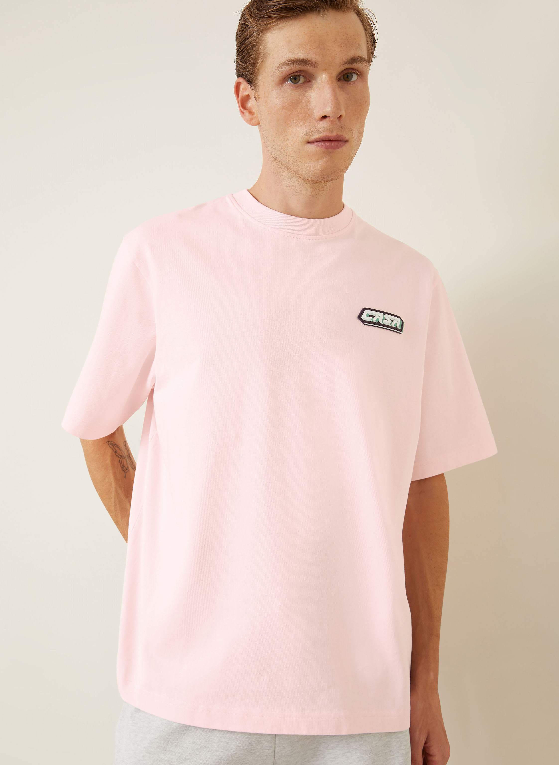 Thumbnail - Casablanca T-Shirt pink