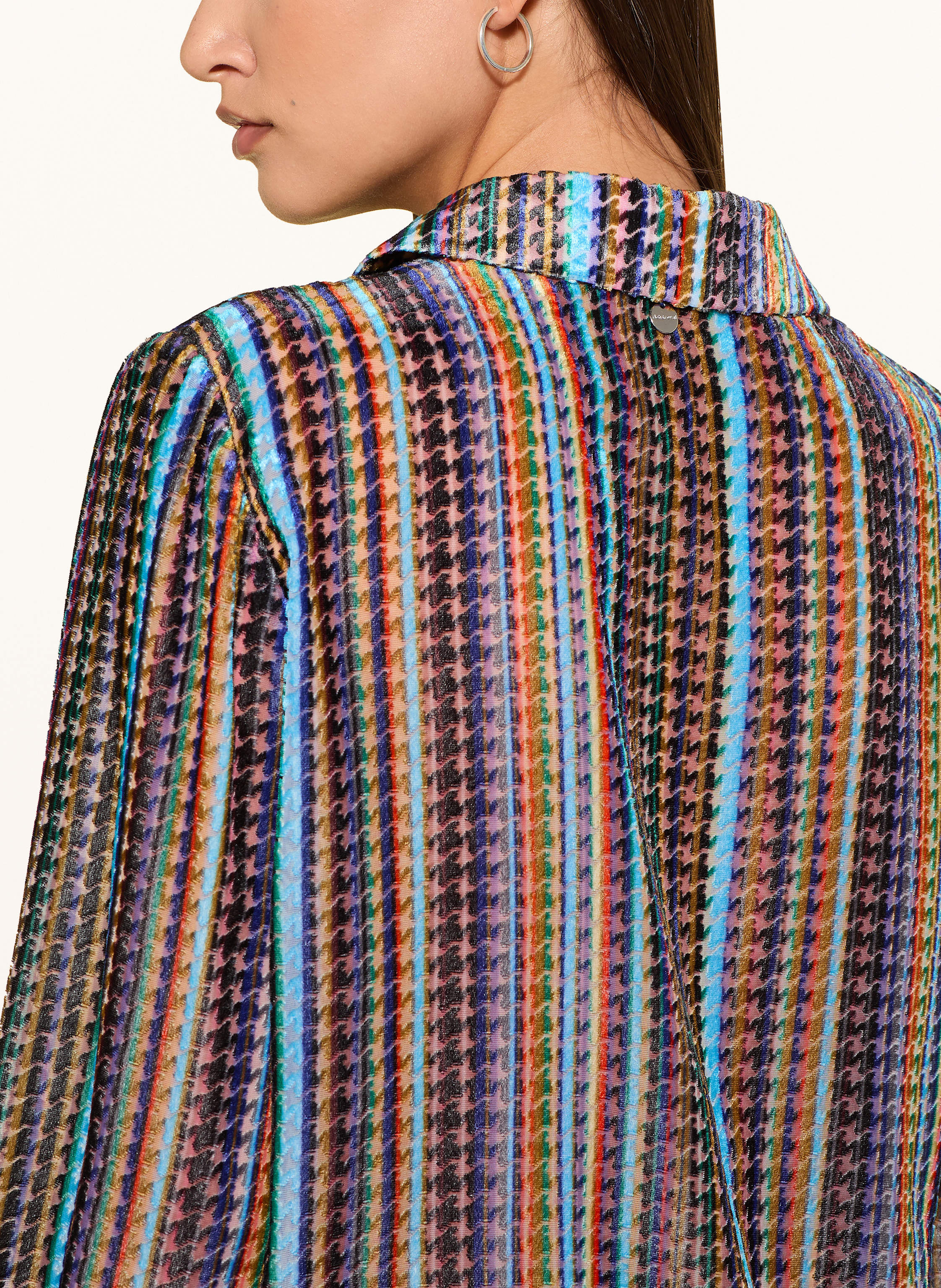 Thumbnail - Rich & Royal Hemdbluse Aus Samt blau