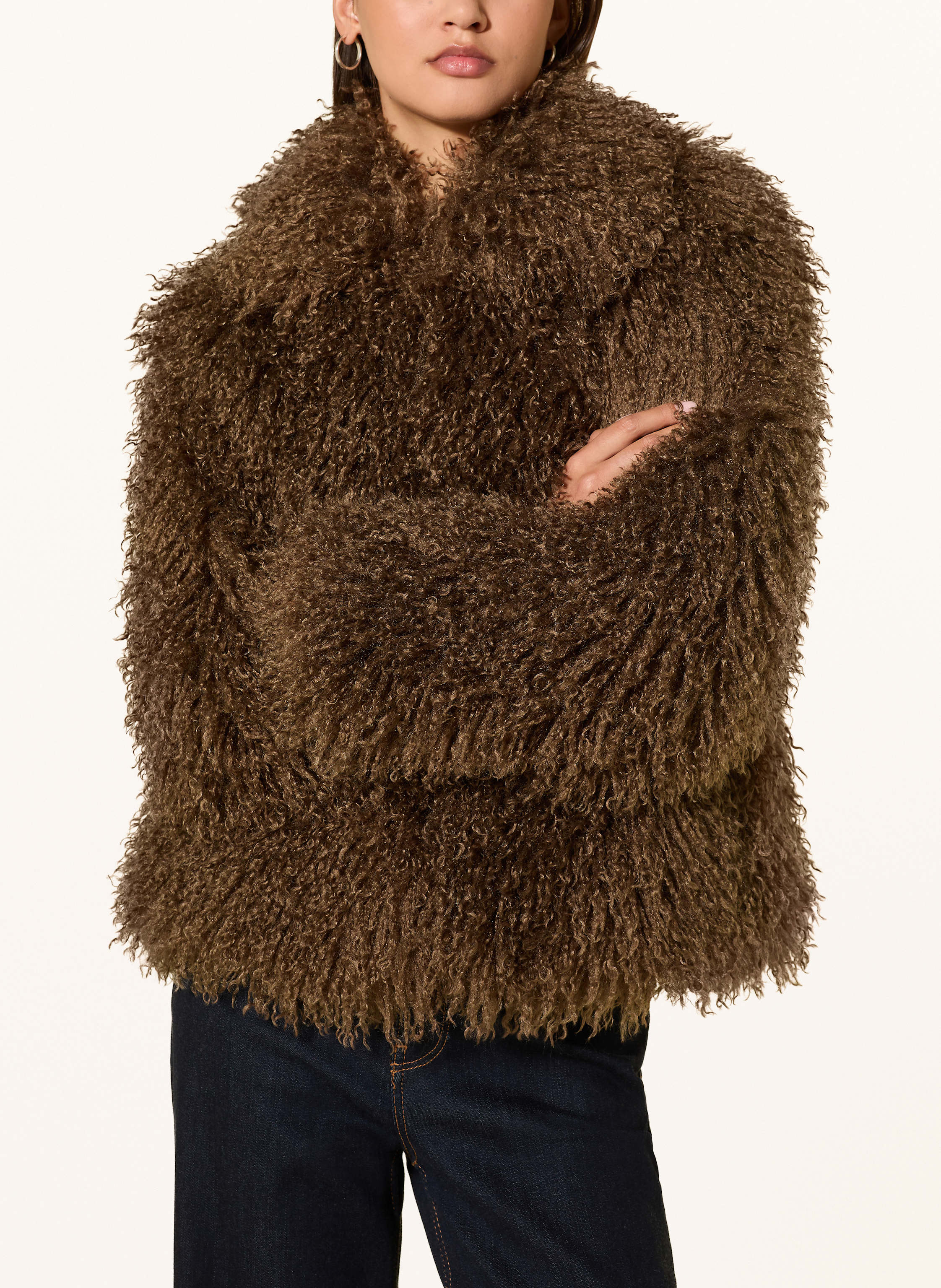 Thumbnail - Rich & Royal Kunstfell-Jacke braun