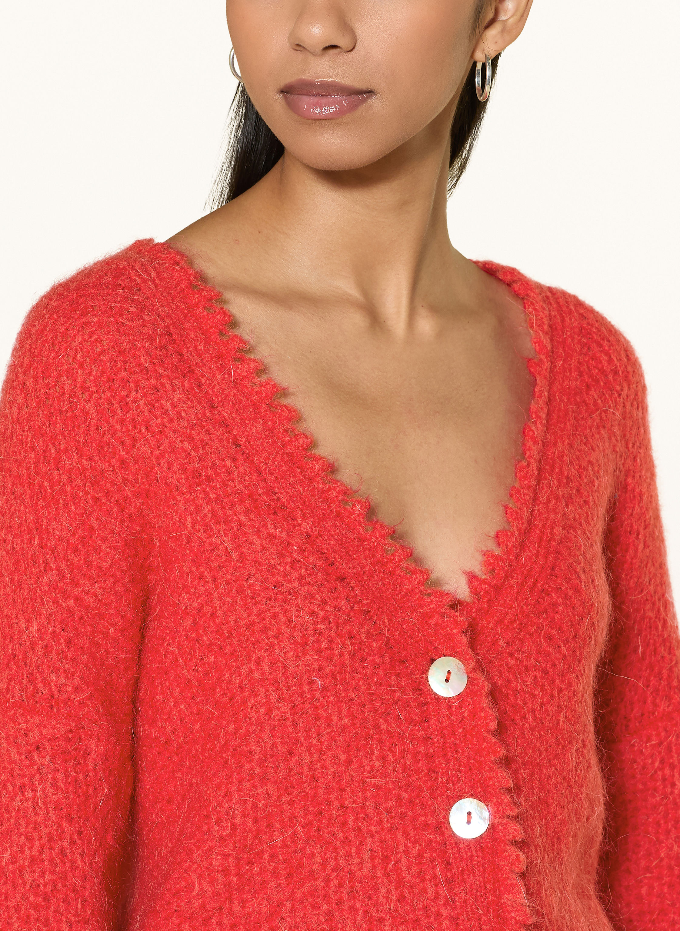 Thumbnail - Rich & Royal Strickjacke rot