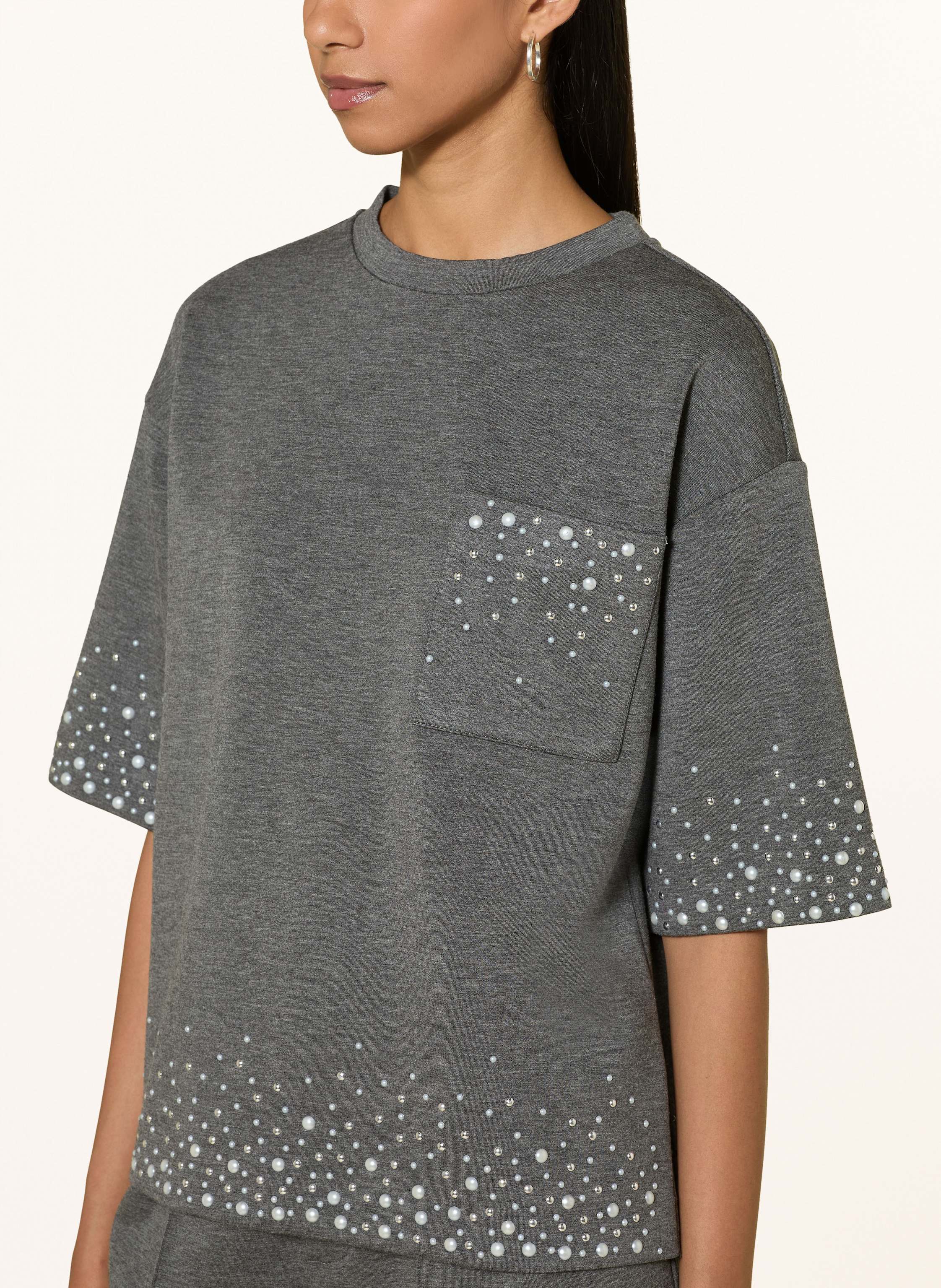 Thumbnail - Rich & Royal Sweatshirt Mit 3/4-Arm grau