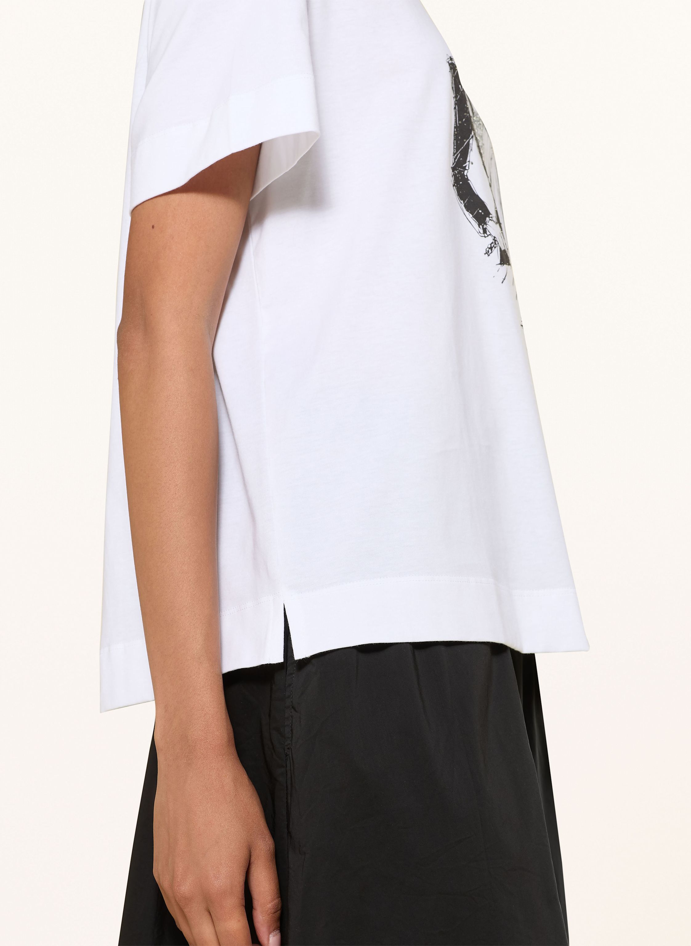 Thumbnail - Rich & Royal T-Shirt Mit Schmucksteinen weiss