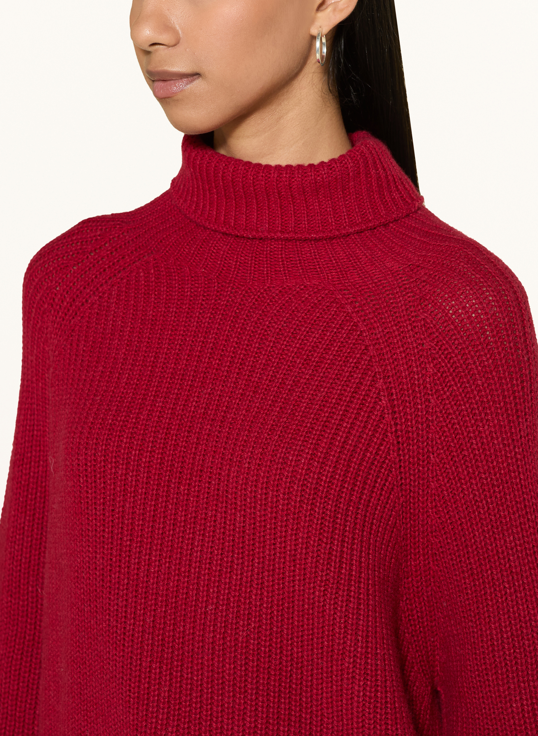 Thumbnail - Rich & Royal Rollkragenpullover rot