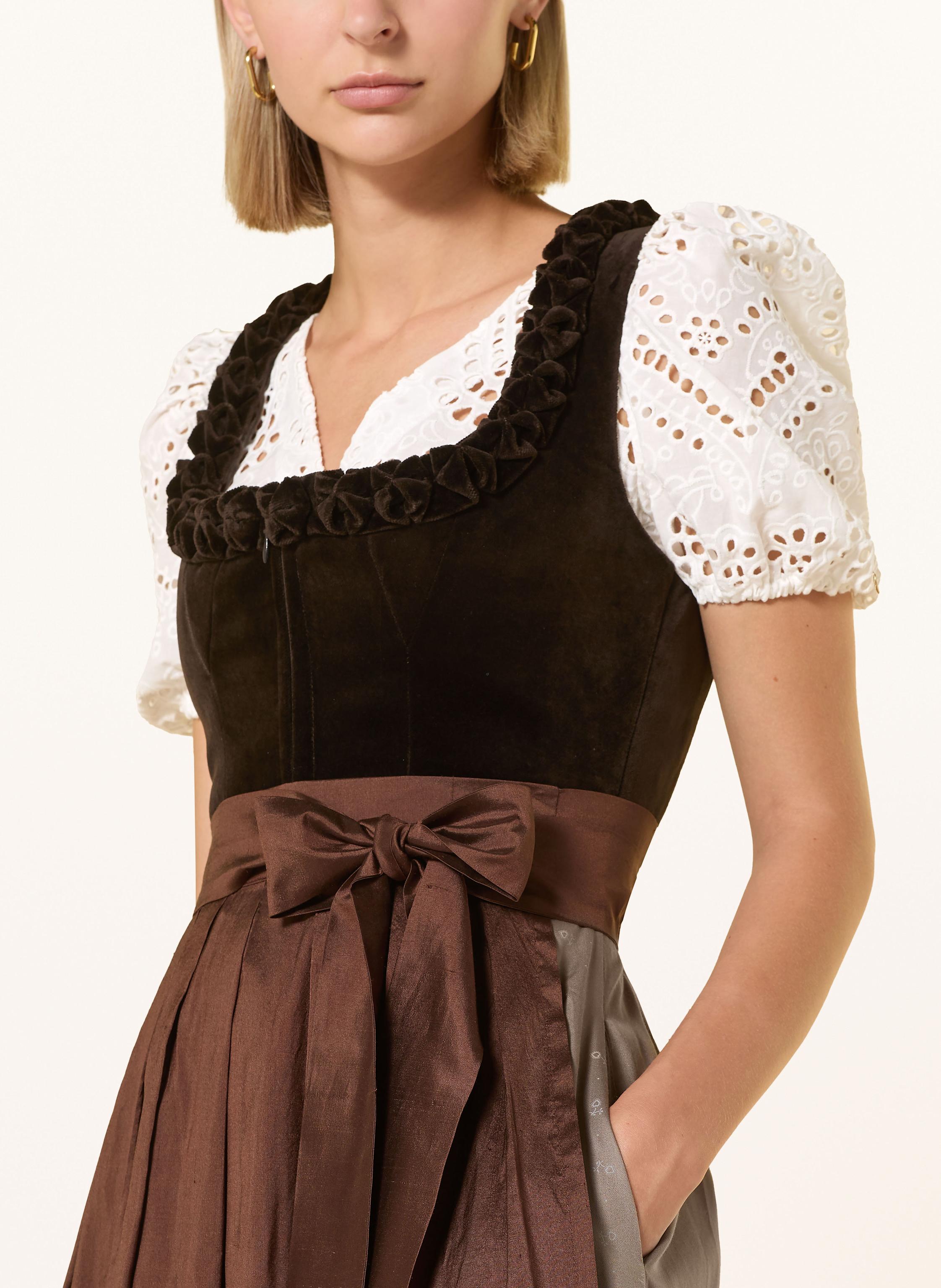 Thumbnail - Alpenherz Dirndl Josephine braun