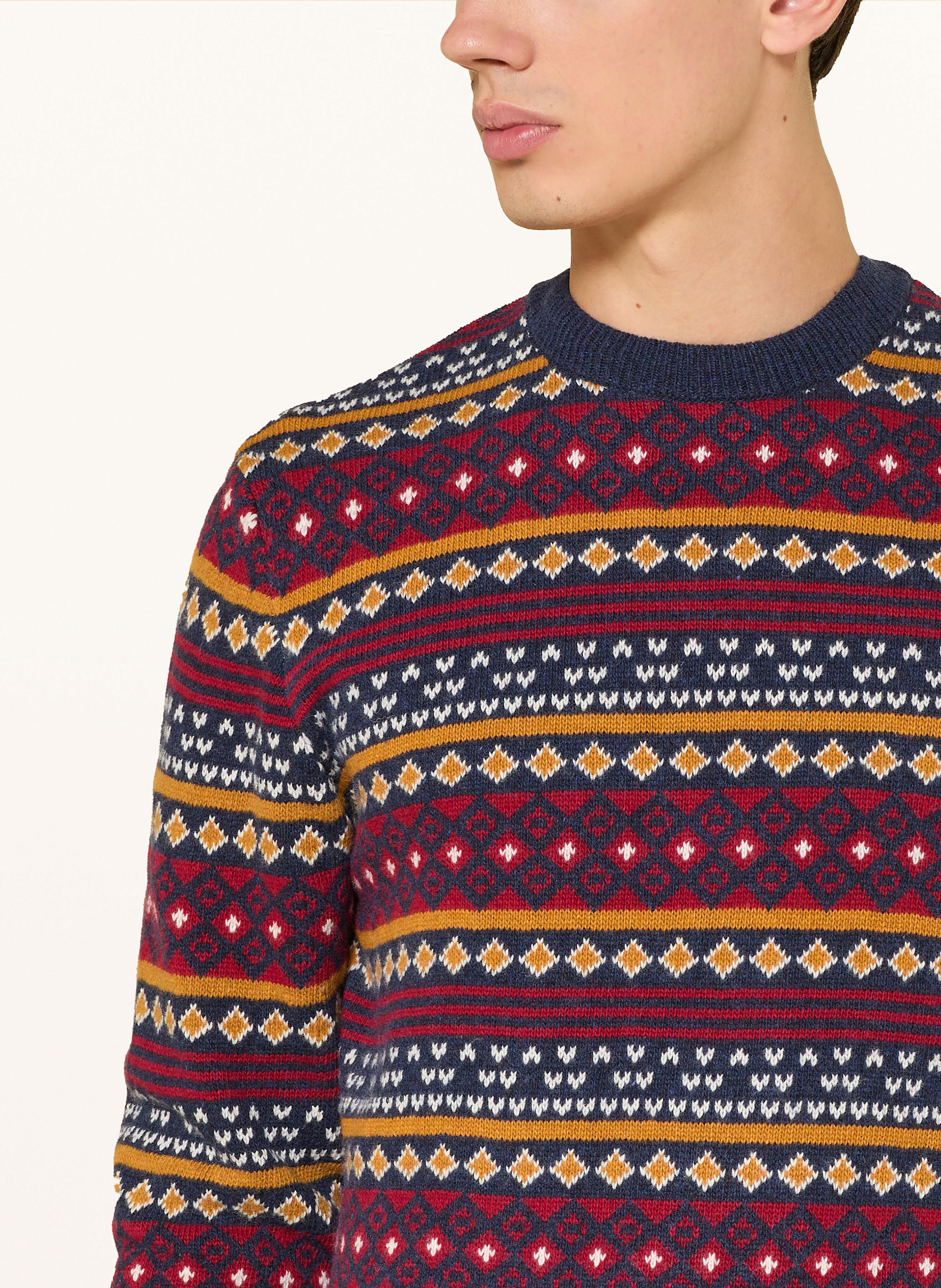 Thumbnail - Barbour Pullover Easdale blau