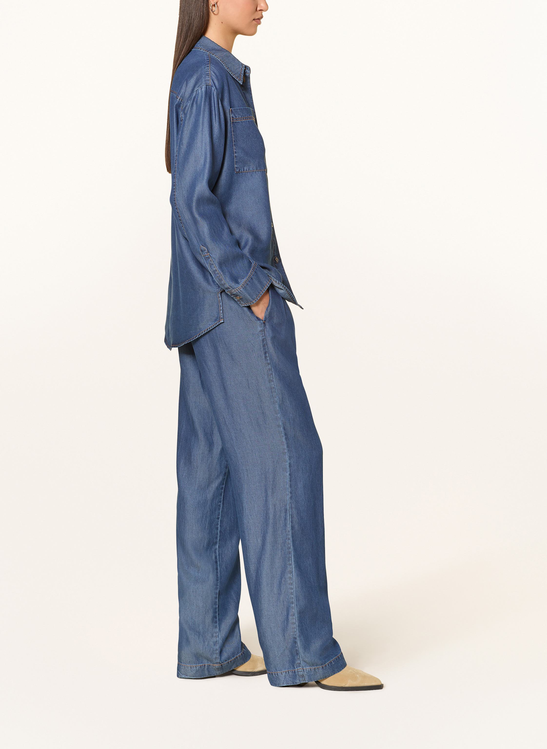 Thumbnail - Catnoir Marlenehose Und Jeansoptik blau