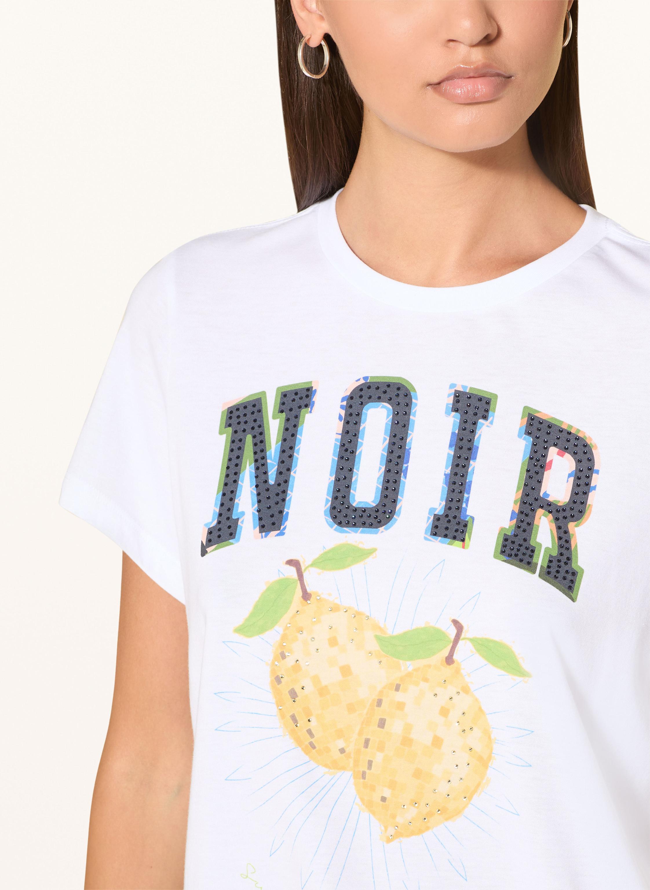 Thumbnail - Catnoir T-Shirt Mit Schmucksteinen weiss