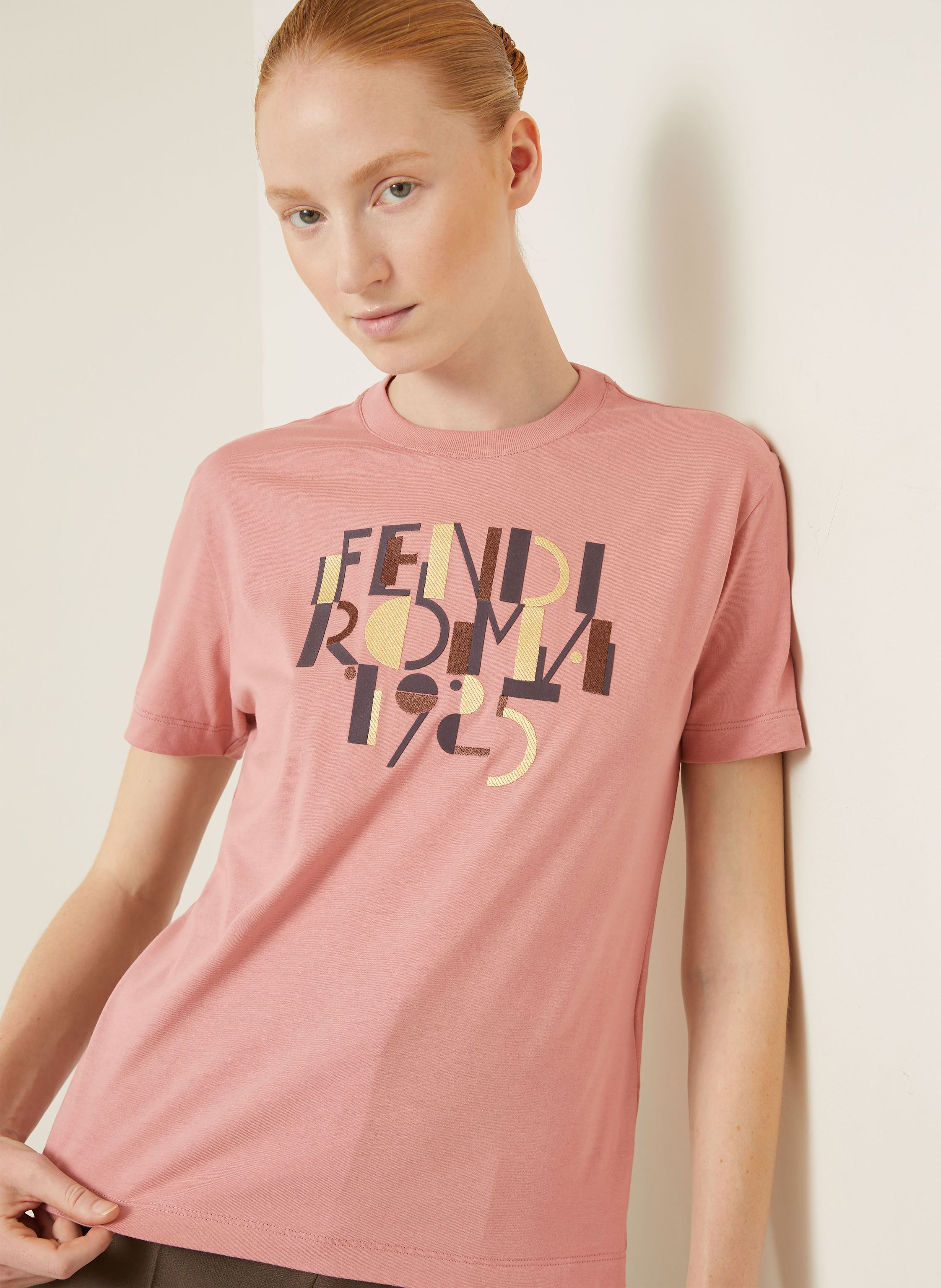 Thumbnail - Fendi T-Shirt rosa