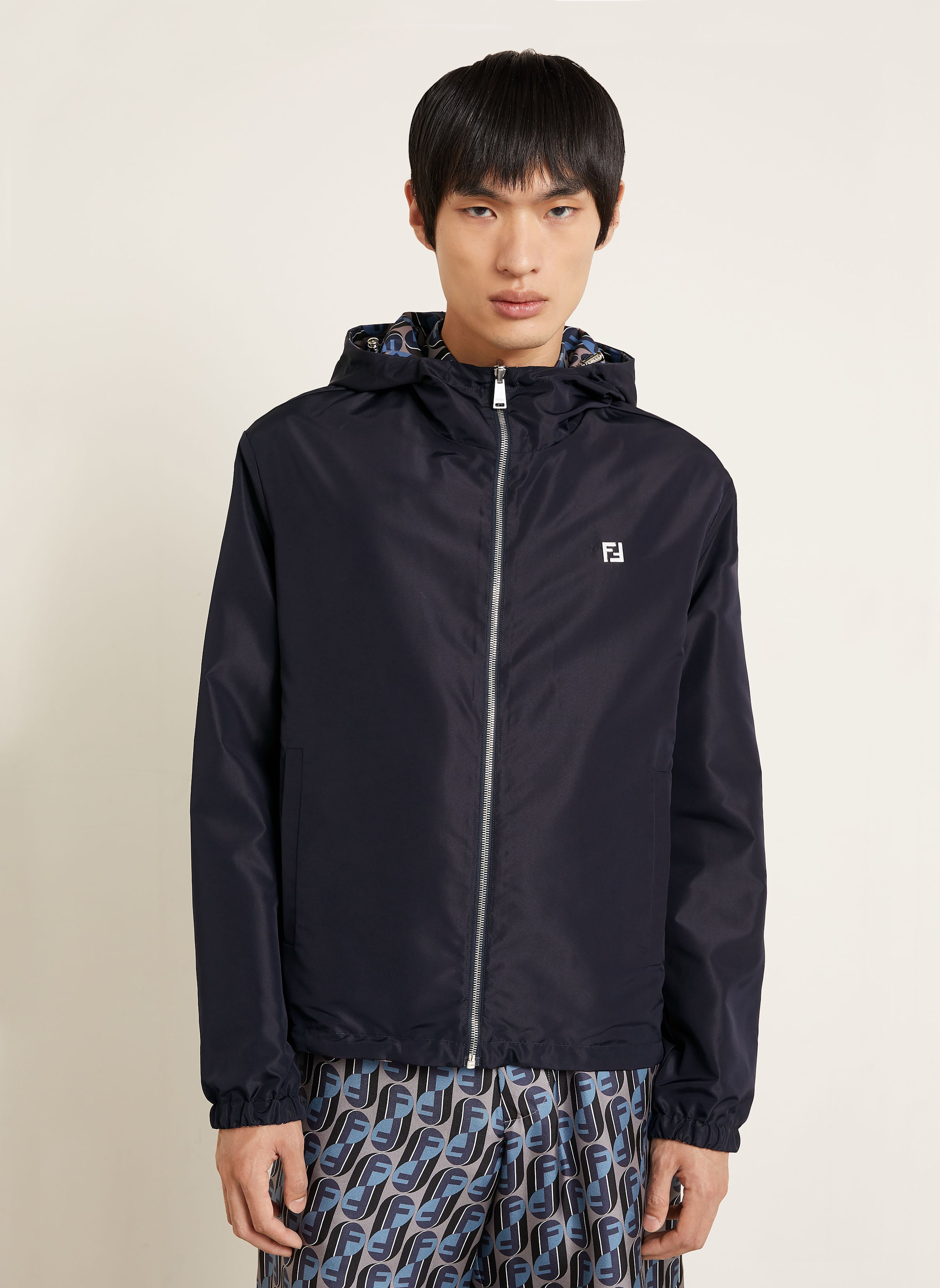 Thumbnail - Fendi Blouson Zum Wenden blau