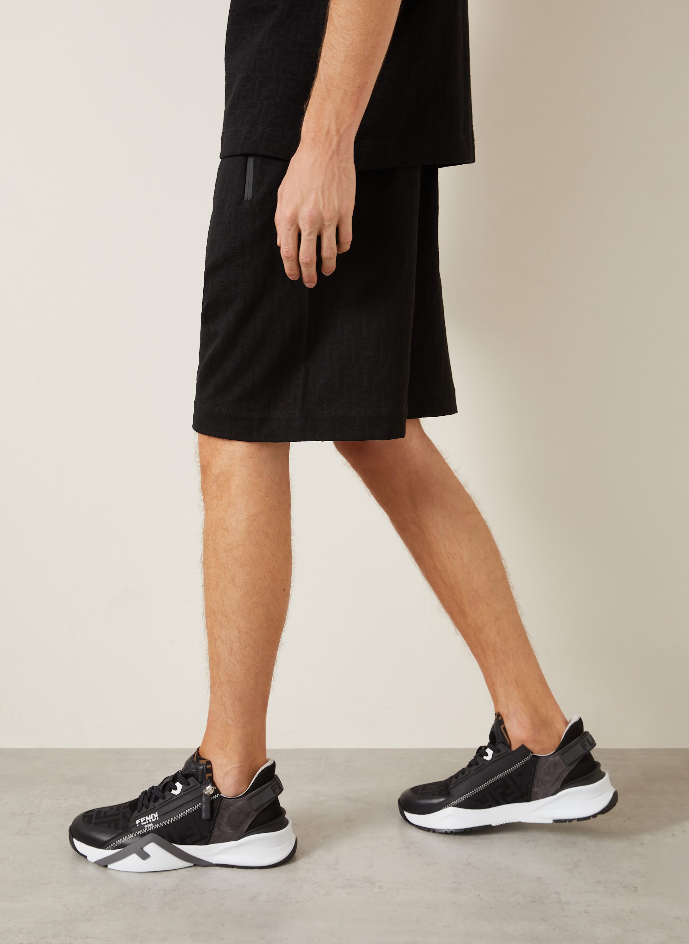 Thumbnail - Fendi Shorts Regular Fit schwarz