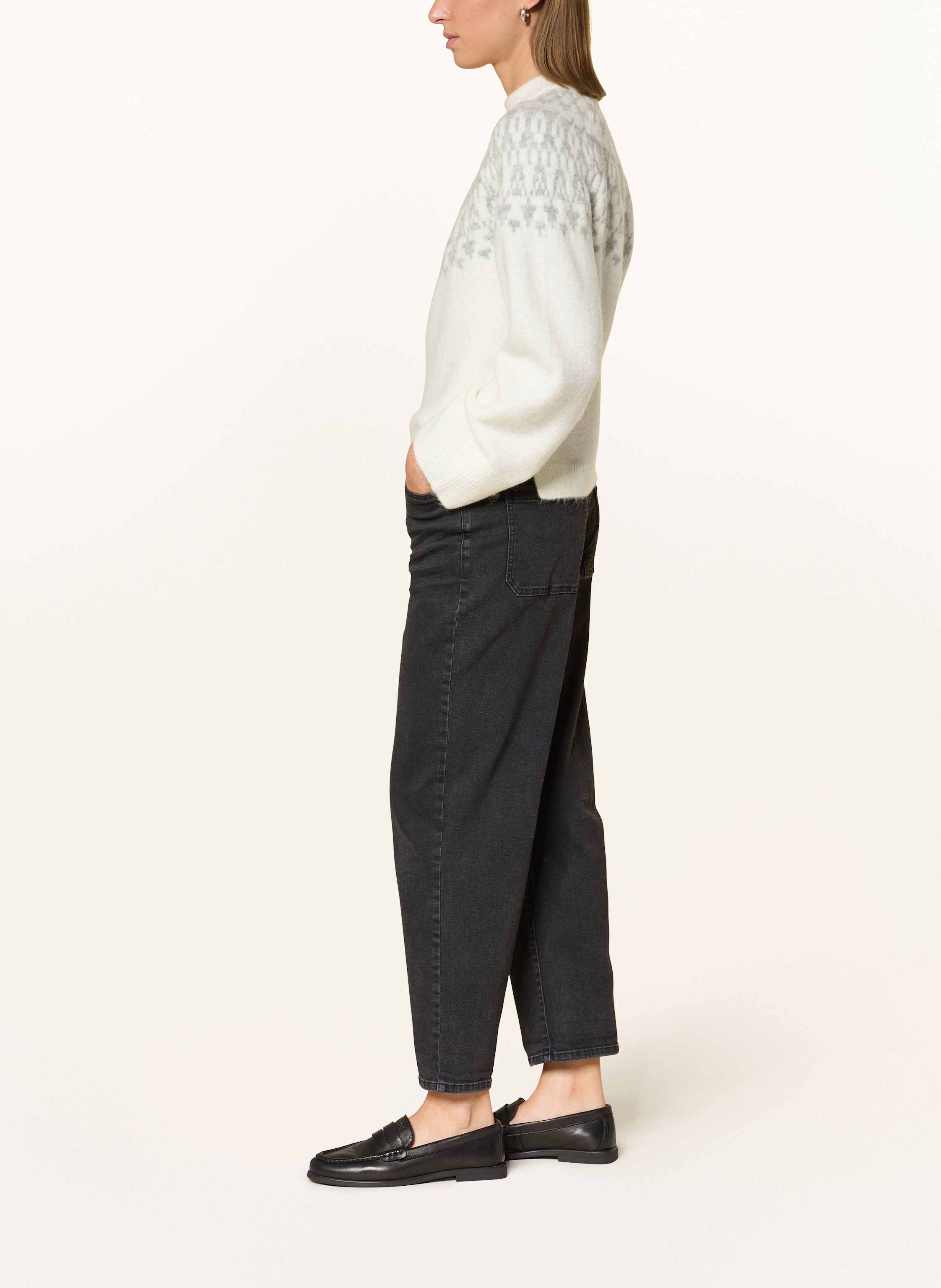 Thumbnail - Opus Cropped Jeans Lissie City grau