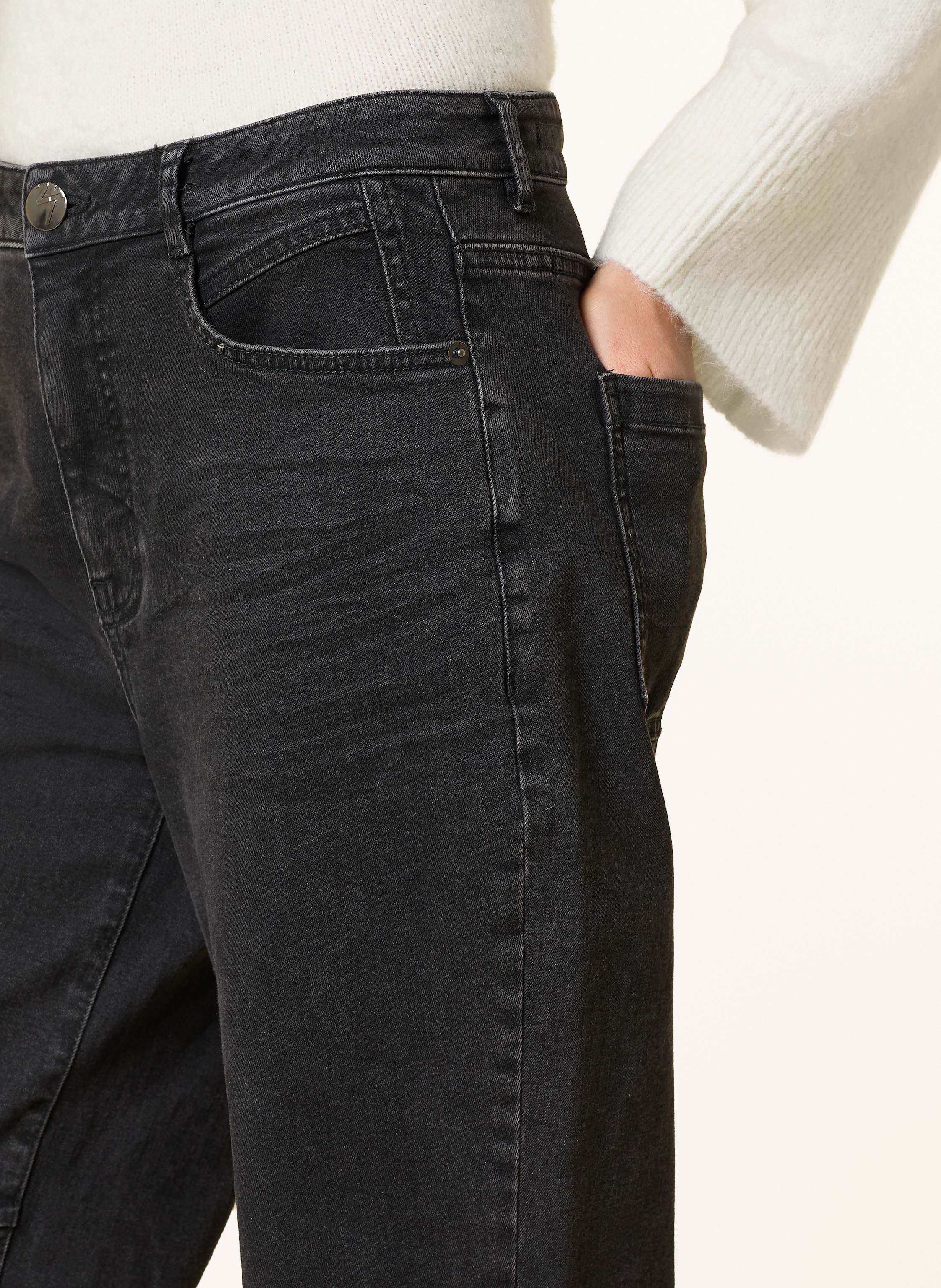 Thumbnail - Opus Cropped Jeans Lissie City grau