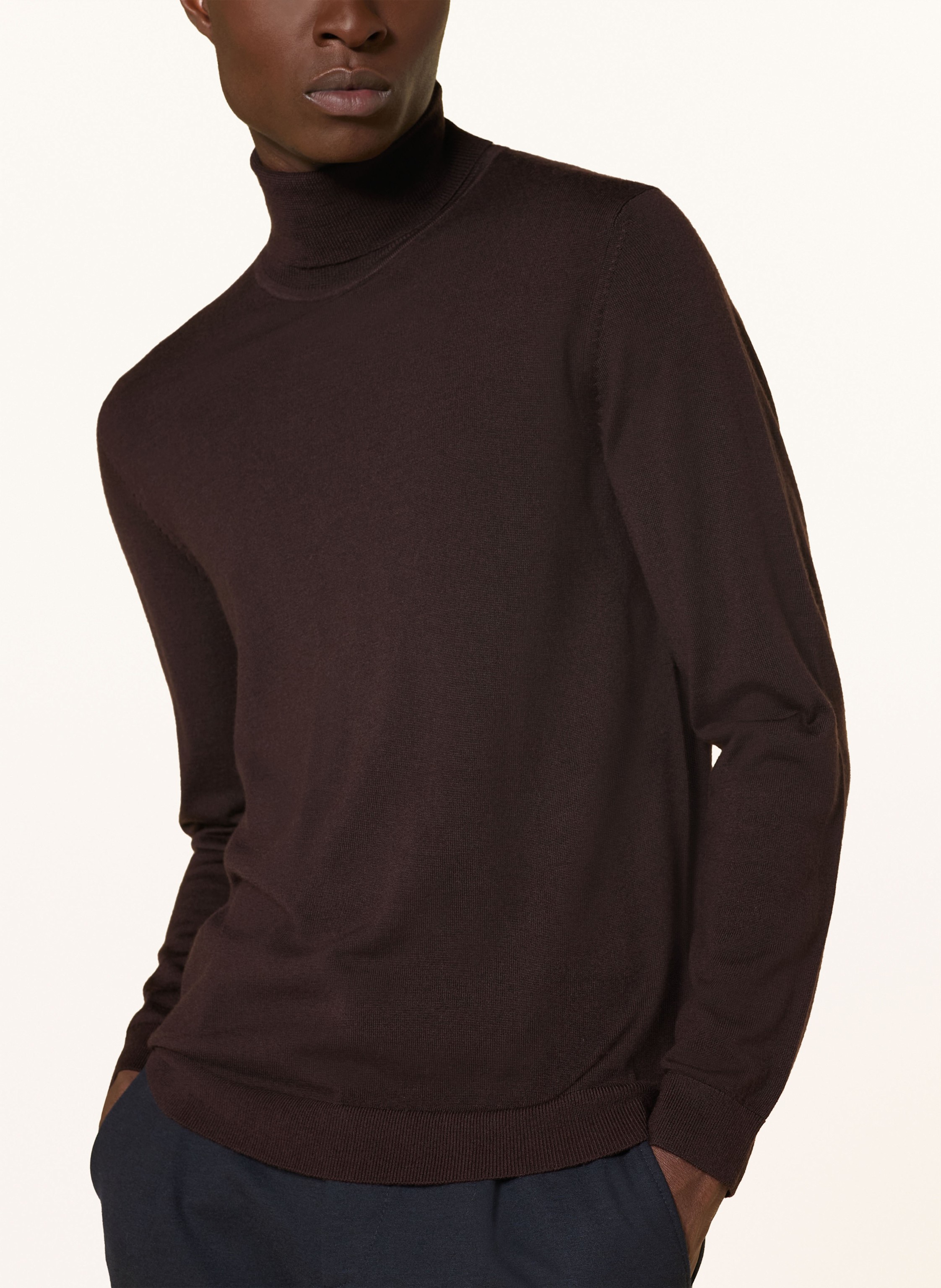 Thumbnail - Paul Rollkragenpullover braun