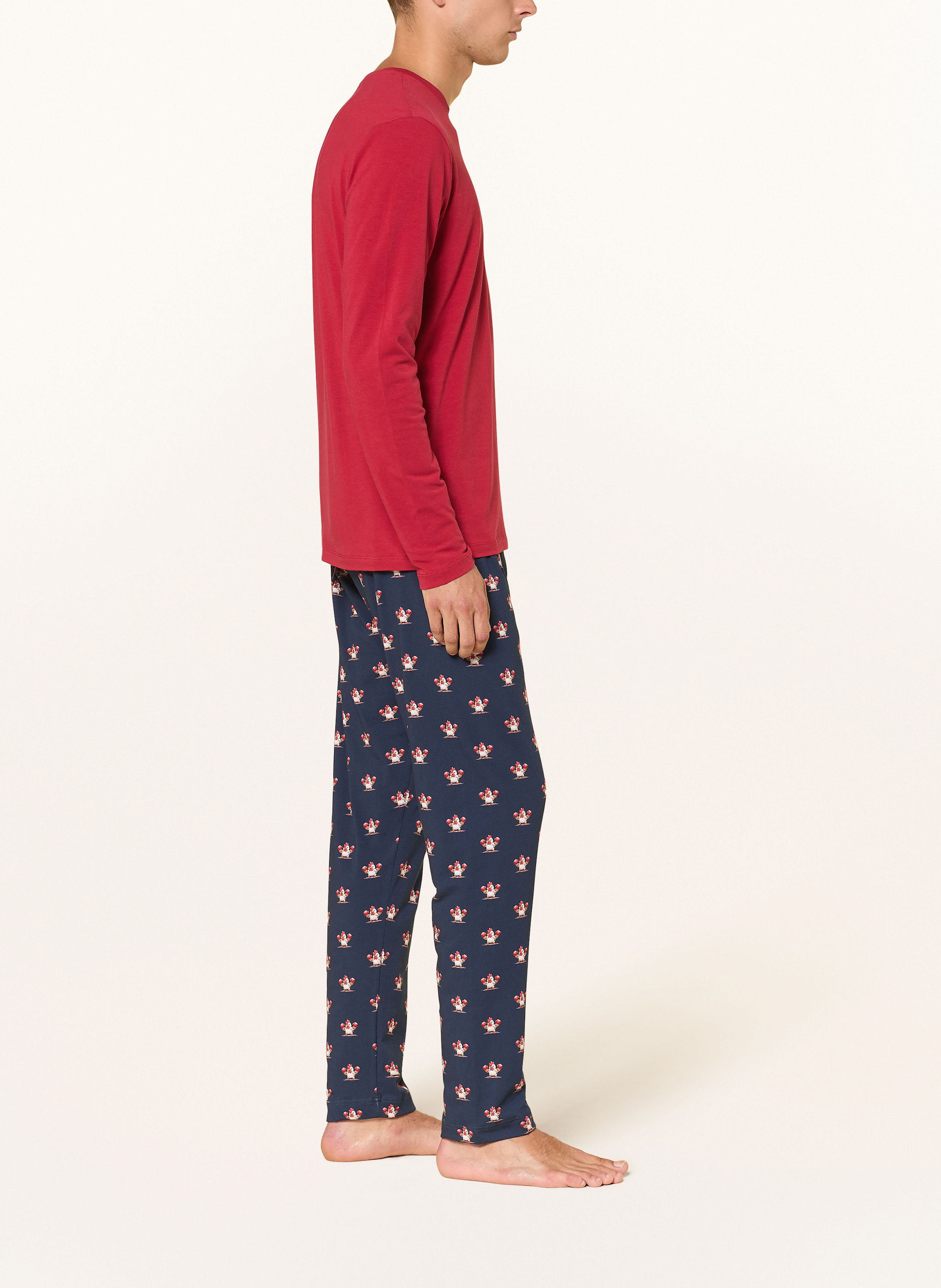 Thumbnail - Mey Schlafhose Serie Sporty Chicken blau